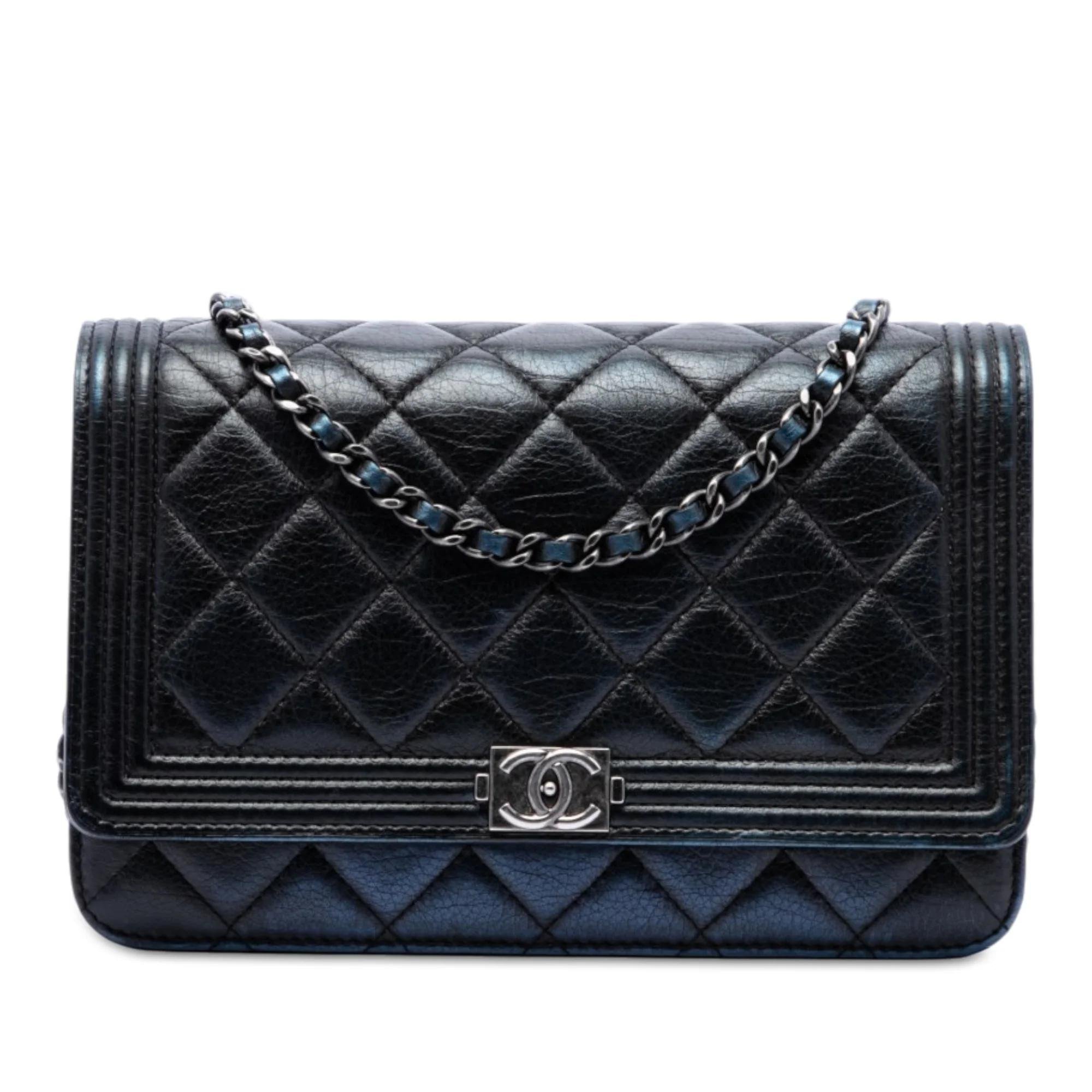 Boy leather crossbody bag