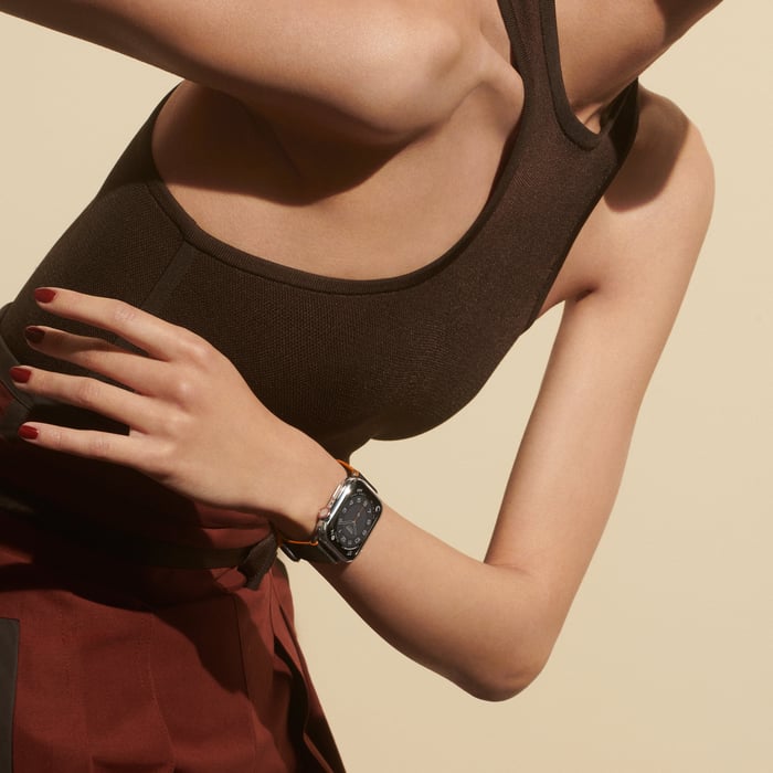 Band Apple Watch Hermès Single Tour 41 MM Twill Jump
