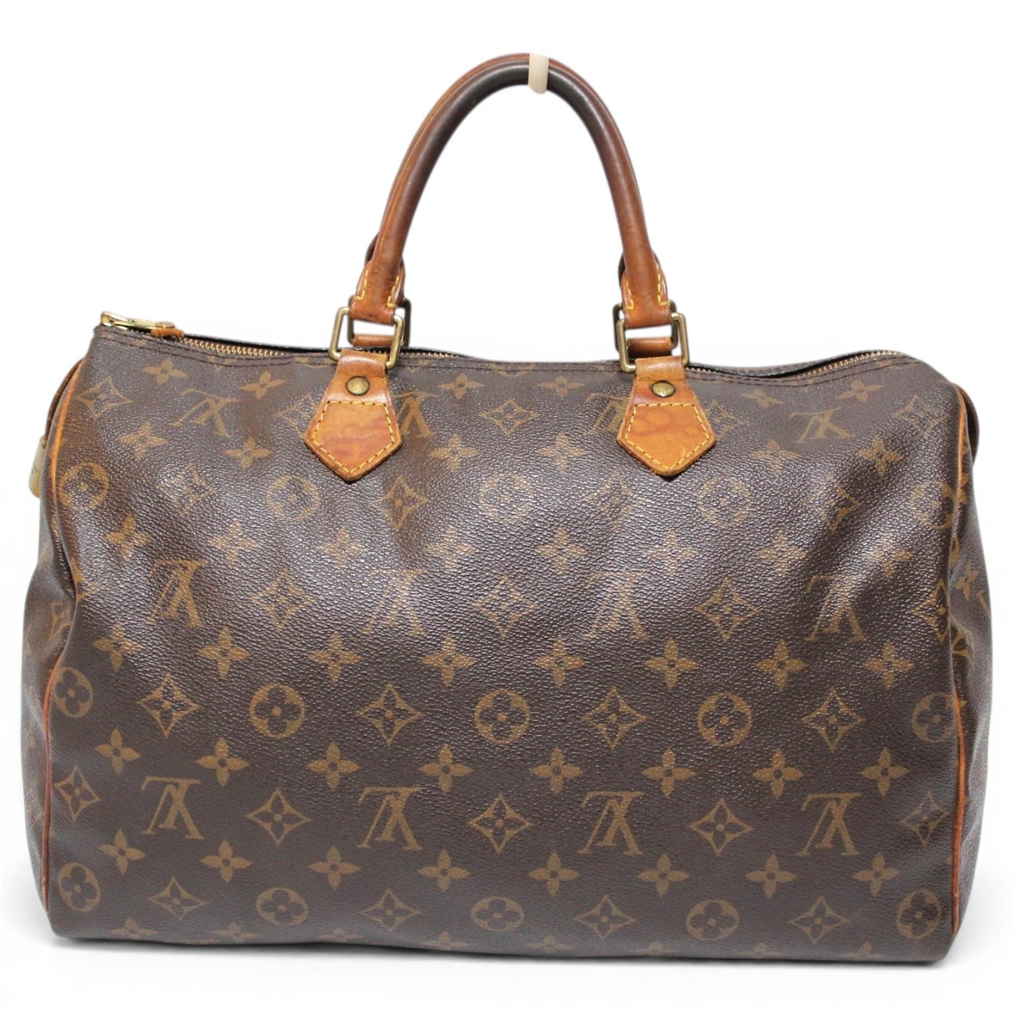 Speedy leather handbag