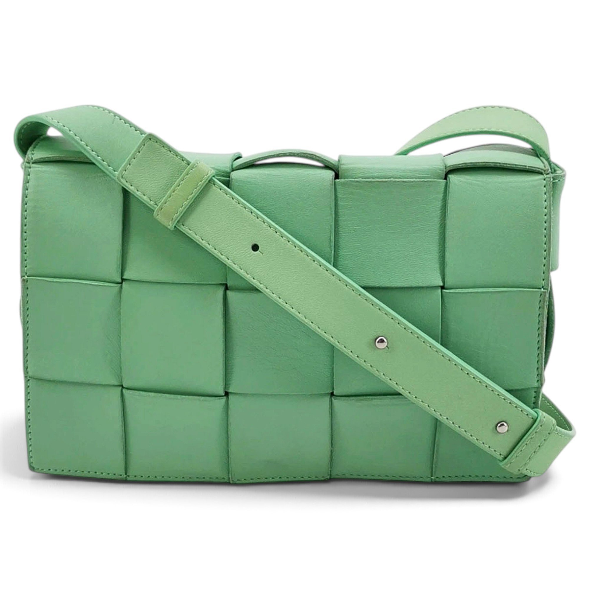Brick Cassette leather handbag