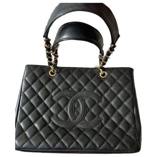 Grand shopping leather tote