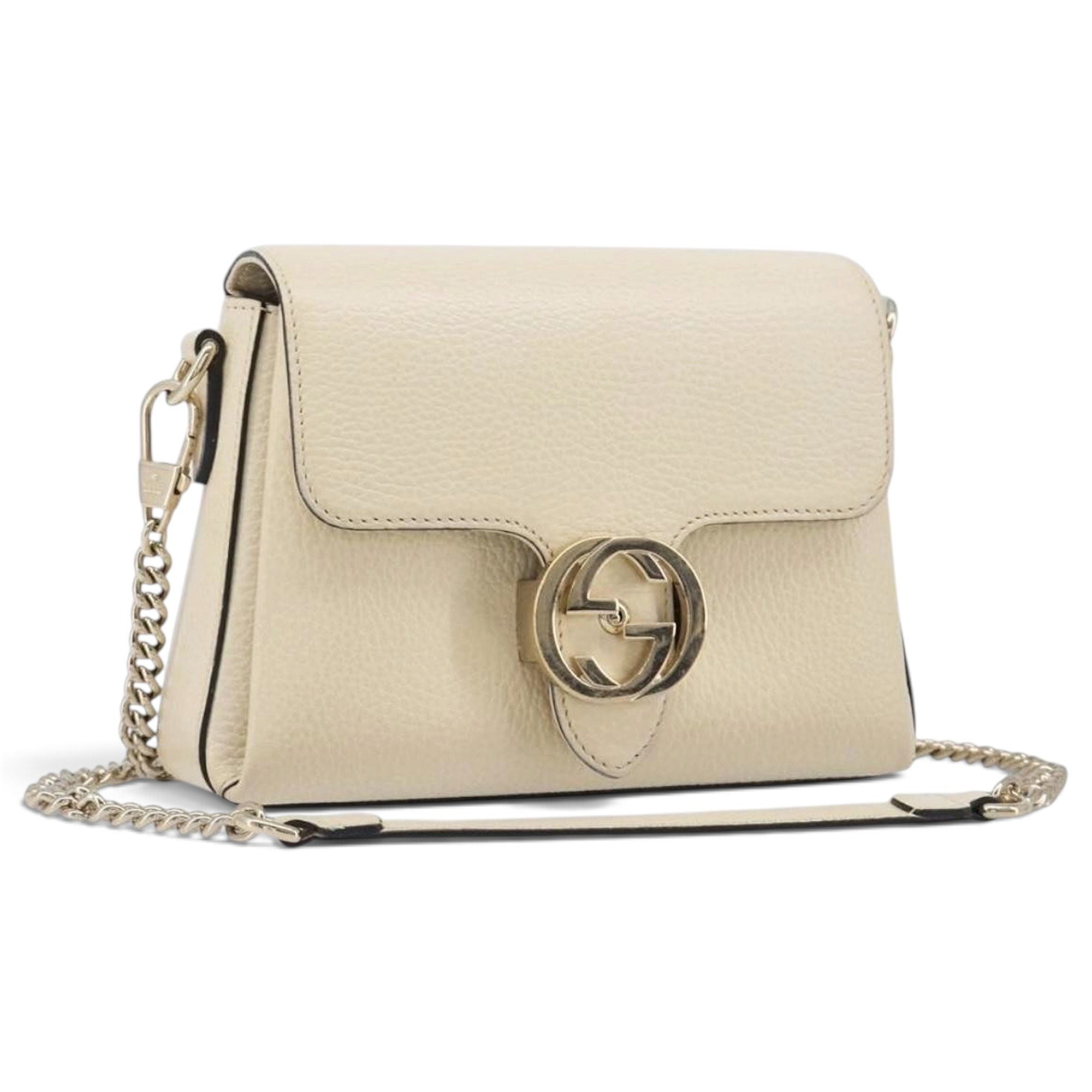 Interlocking leather 24h bag