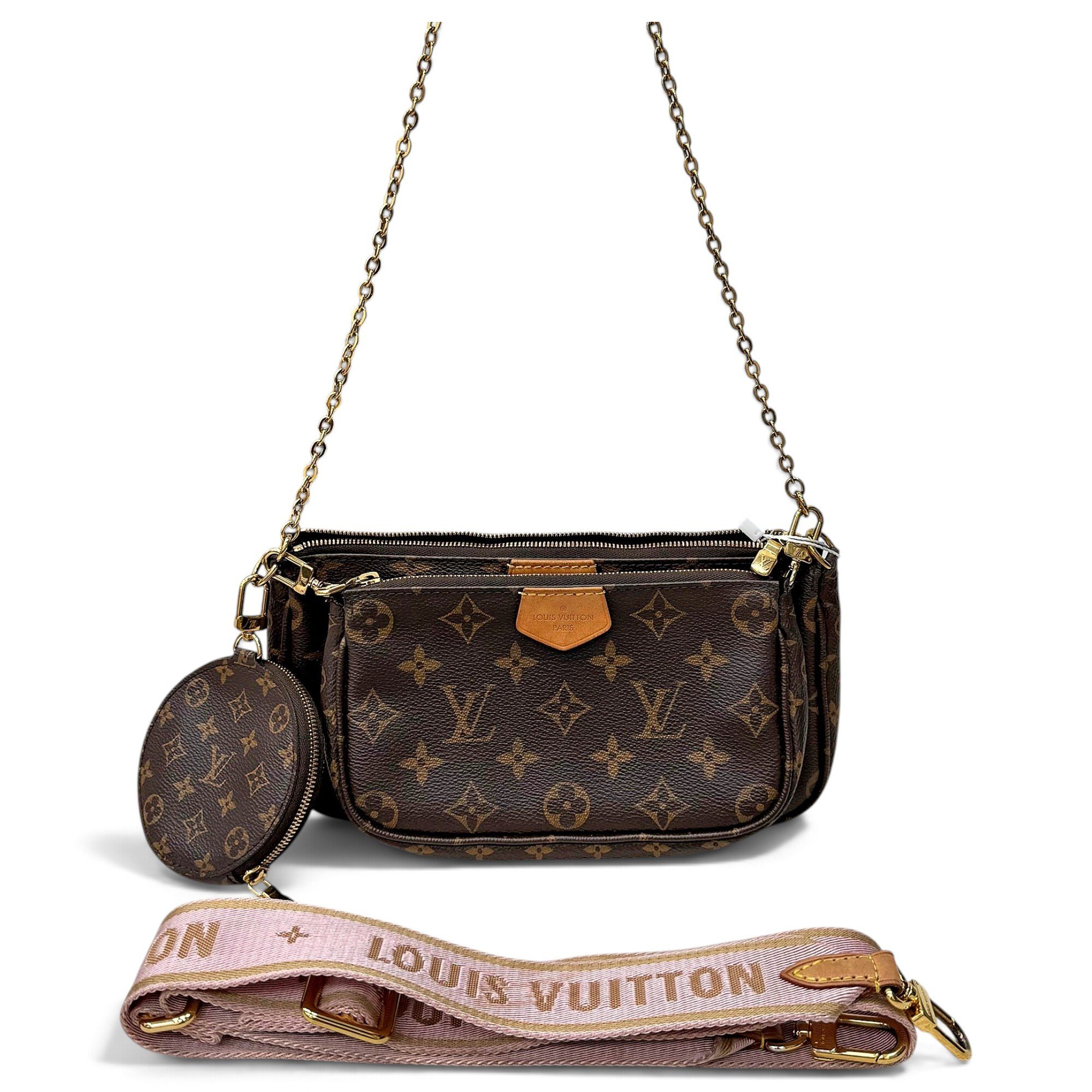 Multi Pochette Accessoires leather handbag