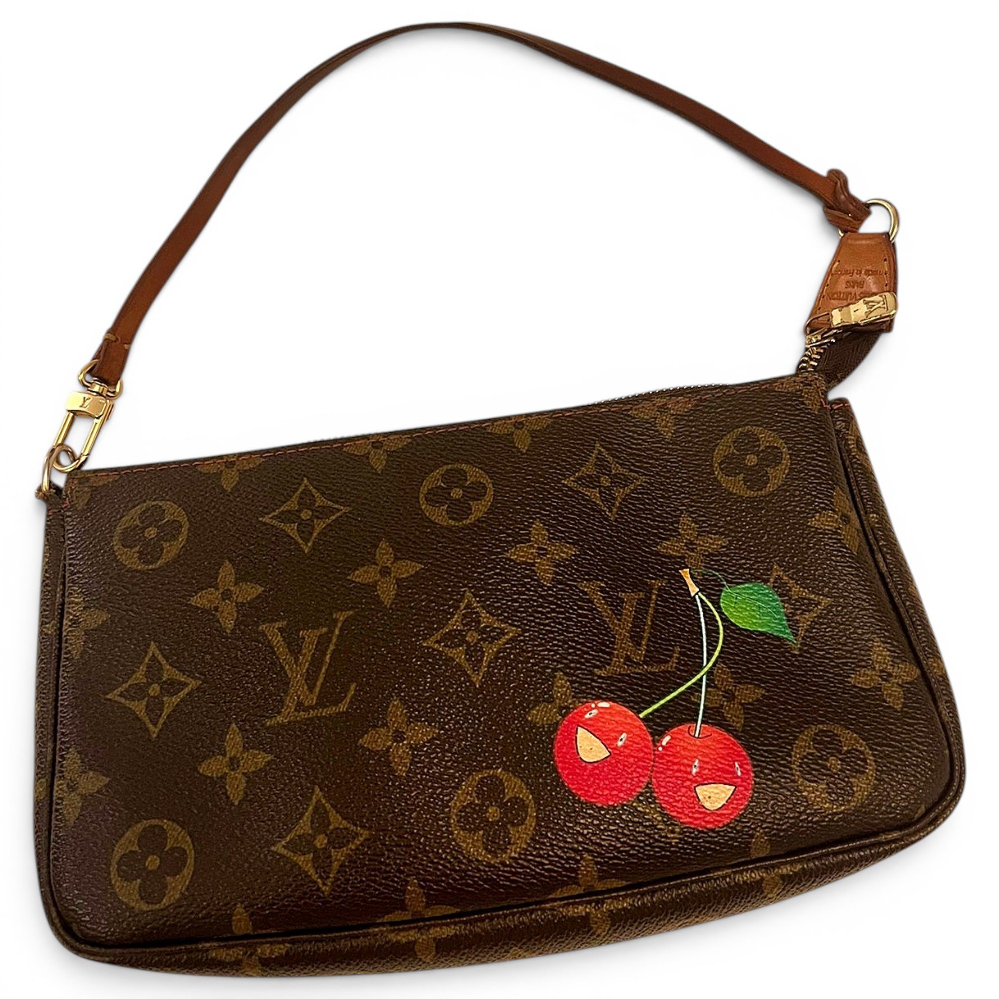 Pochette Accessoire leather handbag