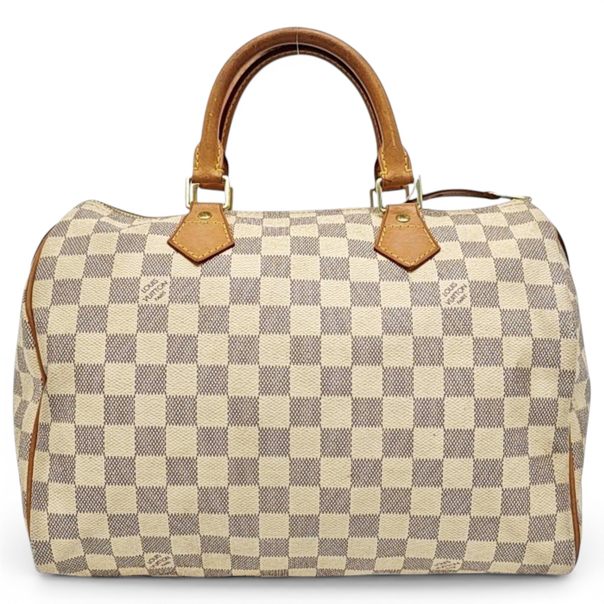 Nano Speedy / Mini HL leather handbag