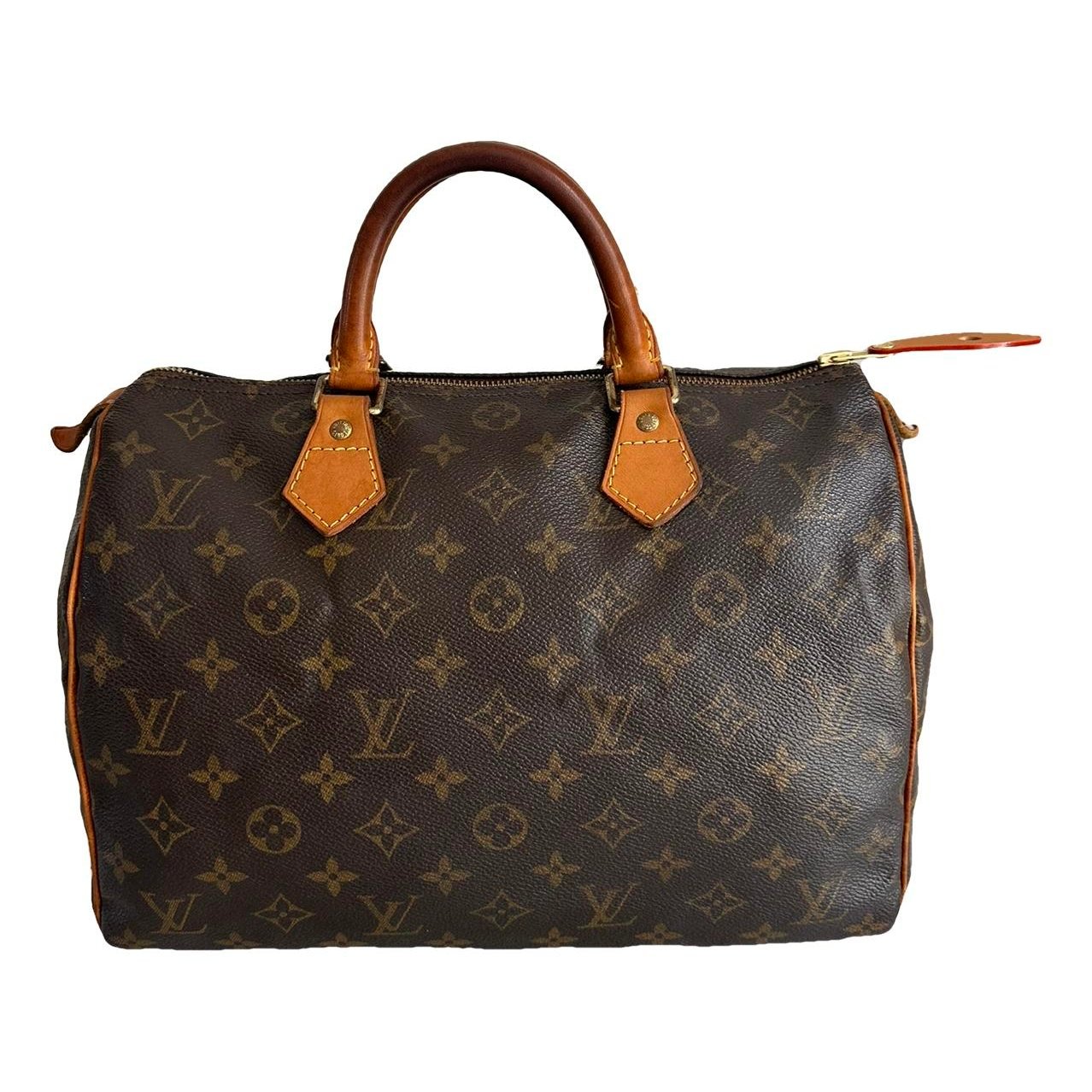Speedy leather handbag