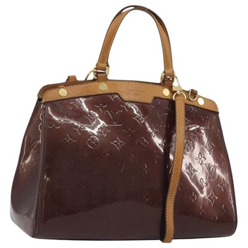 Bréa patent leather handbag
