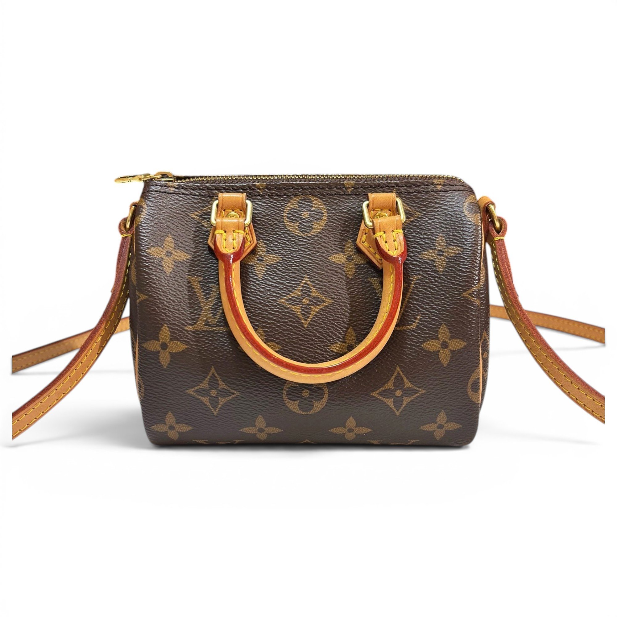 Nano Speedy / Mini HL leather handbag