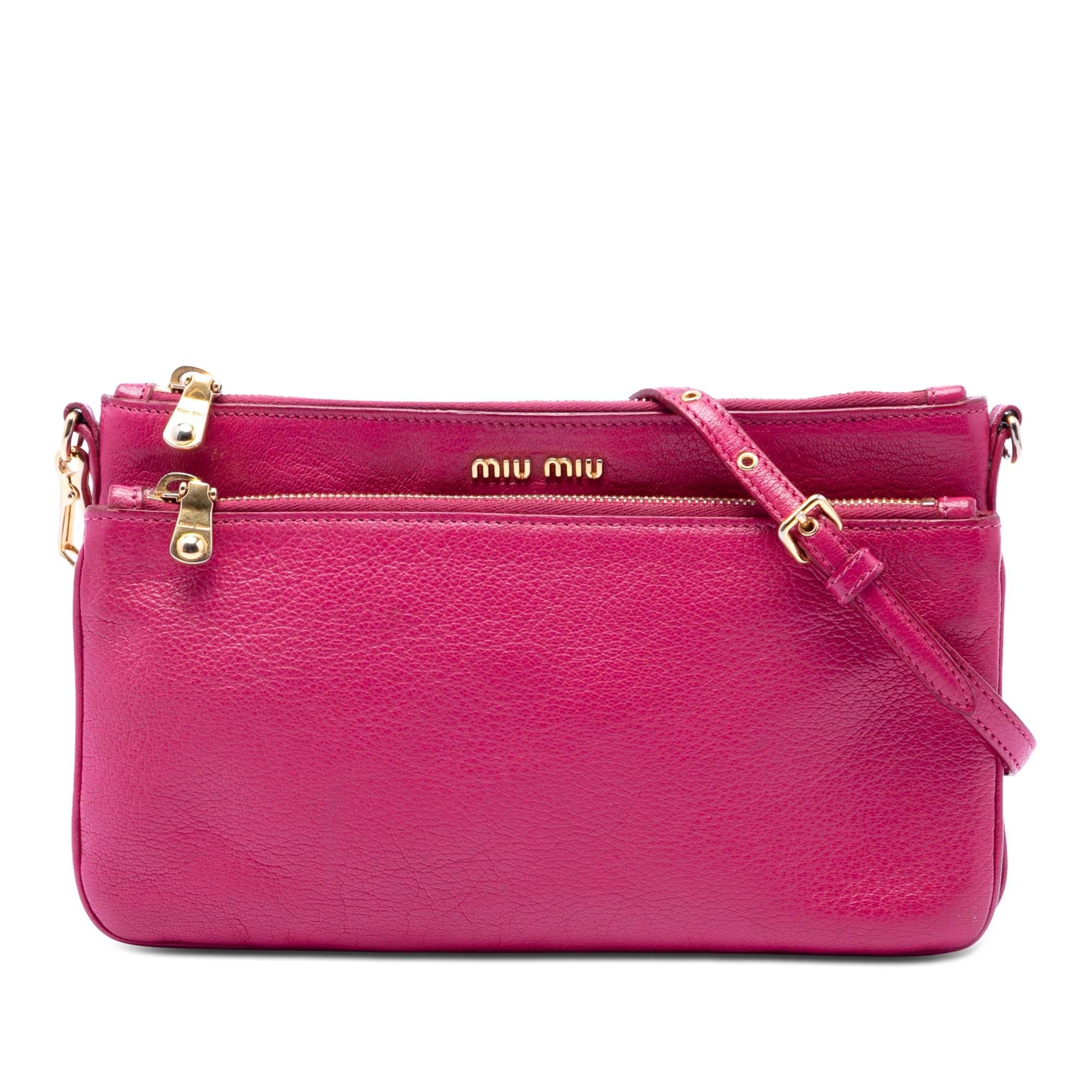 Madras leather handbag