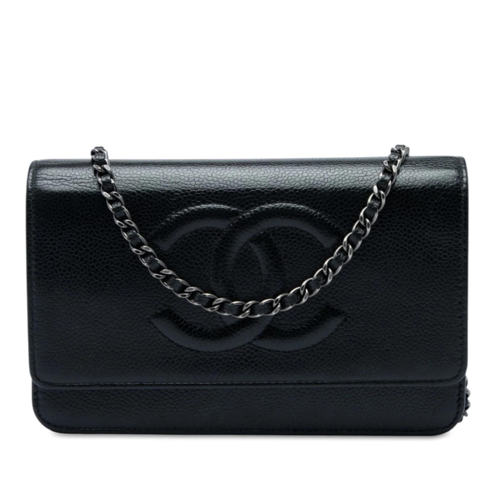 Wallet On Chain Timeless/Classique leather handbag