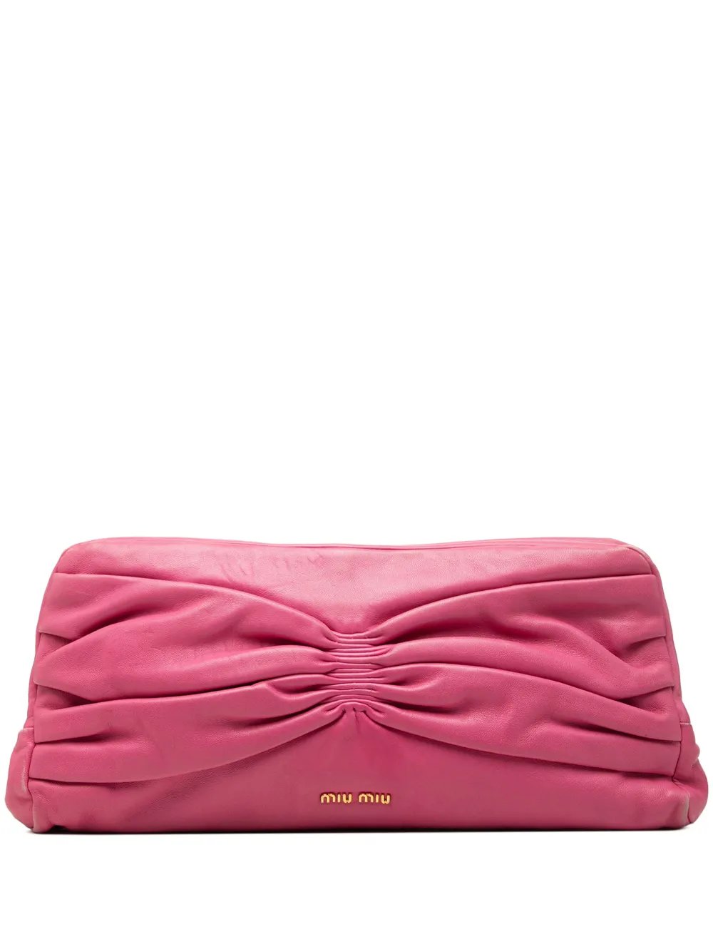 2010-2026 Pleated Nappa Frame clutch bag