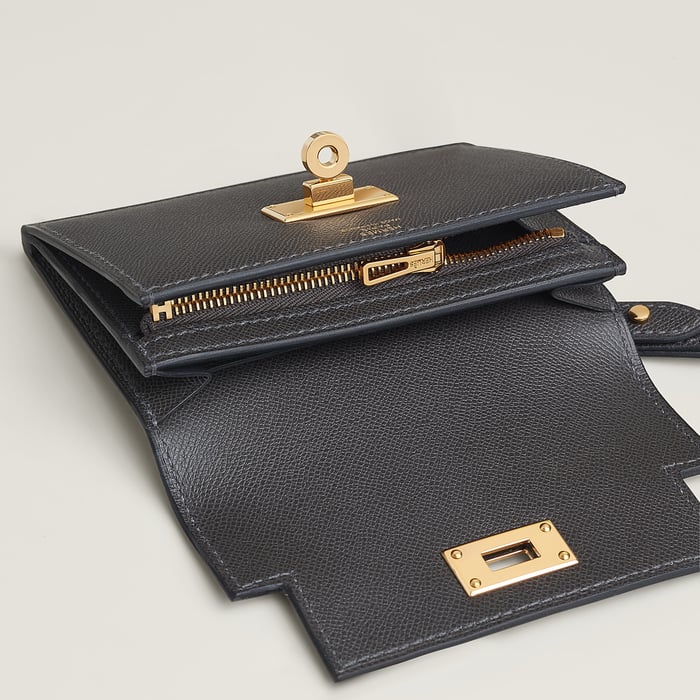 Graphite Kelly Pocket Slim Wallet