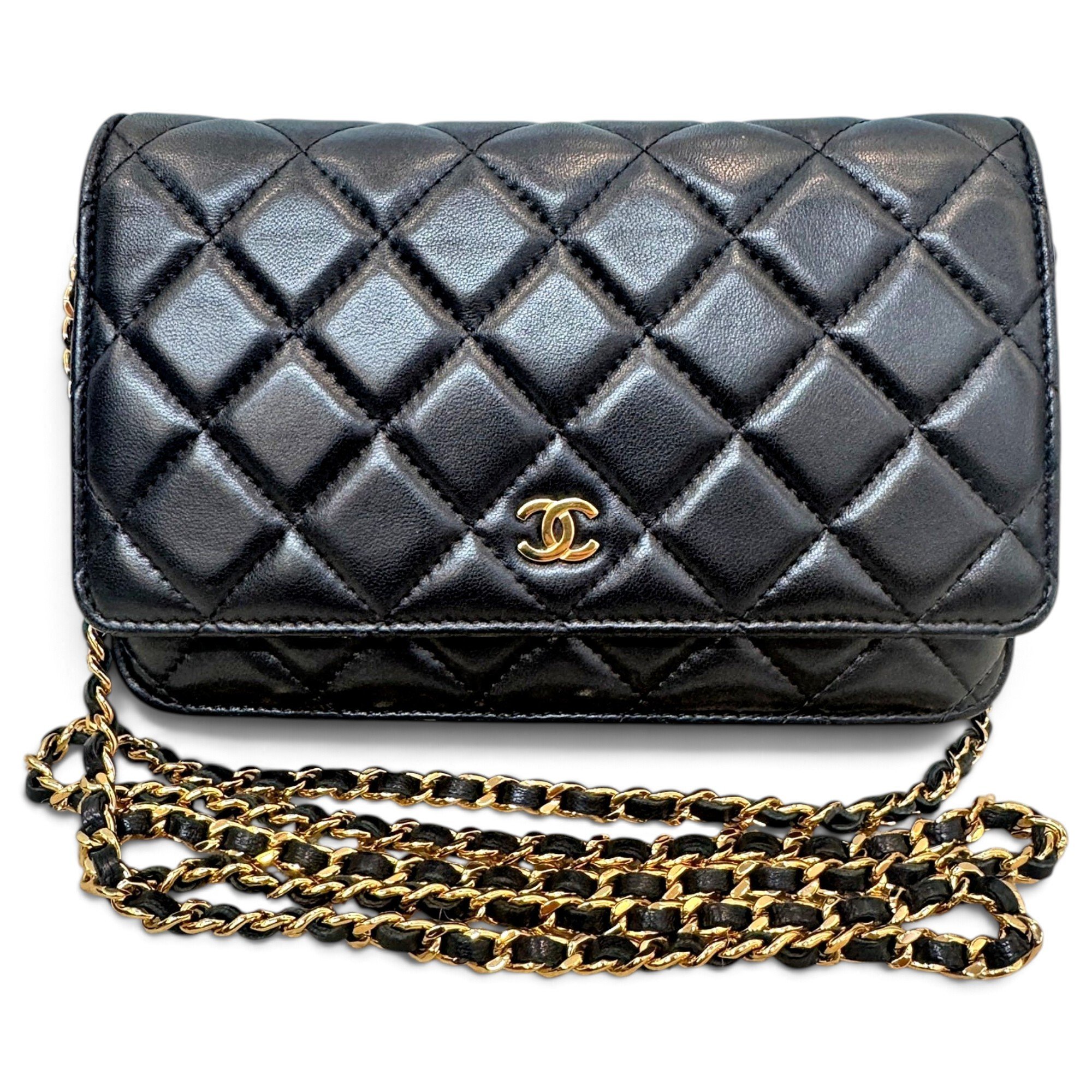 Wallet On Chain Timeless/Classique leather crossbody bag