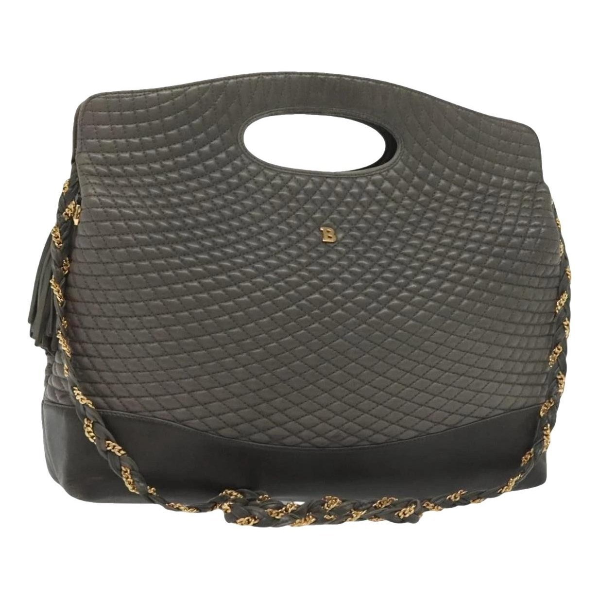 Leather tote