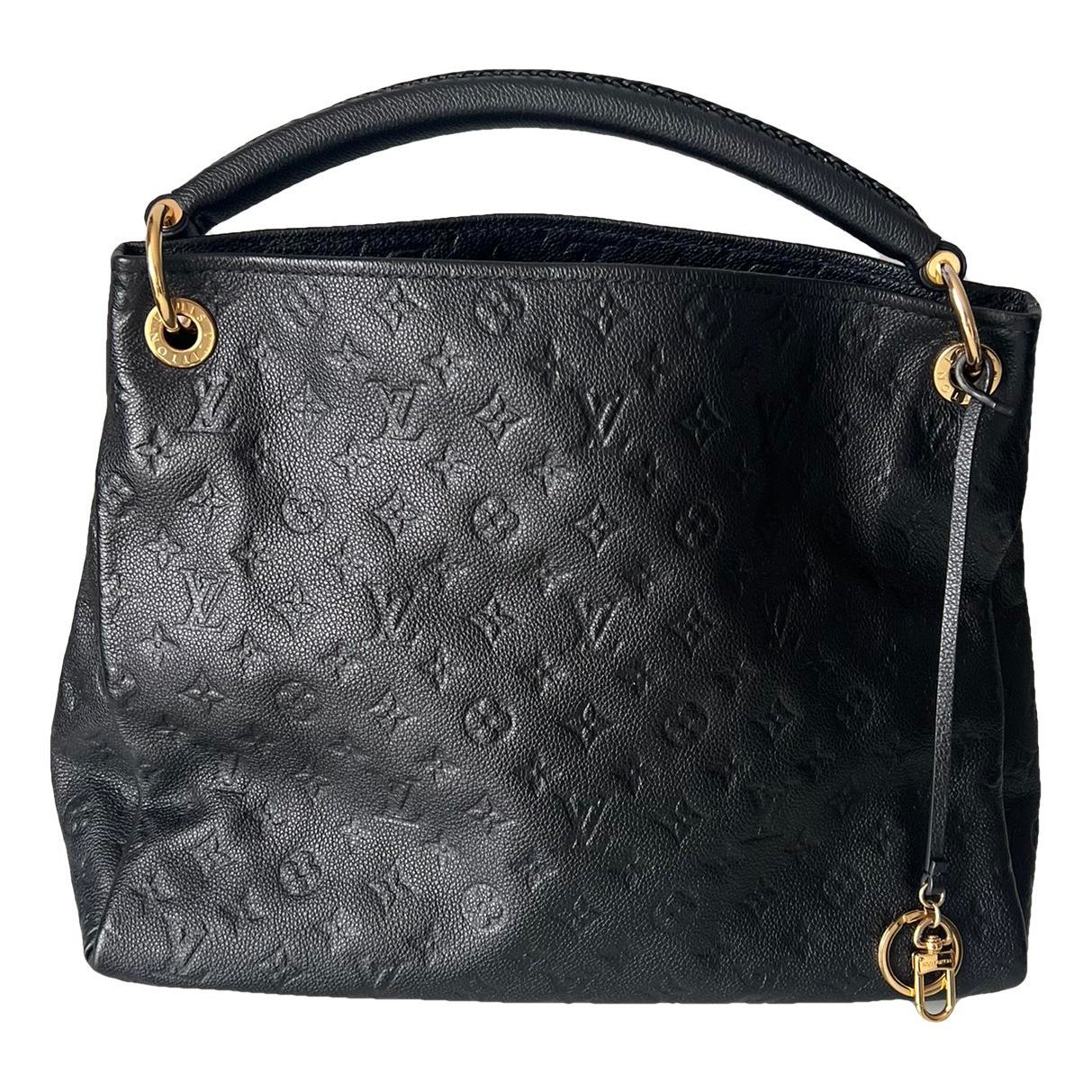 Artsy leather handbag