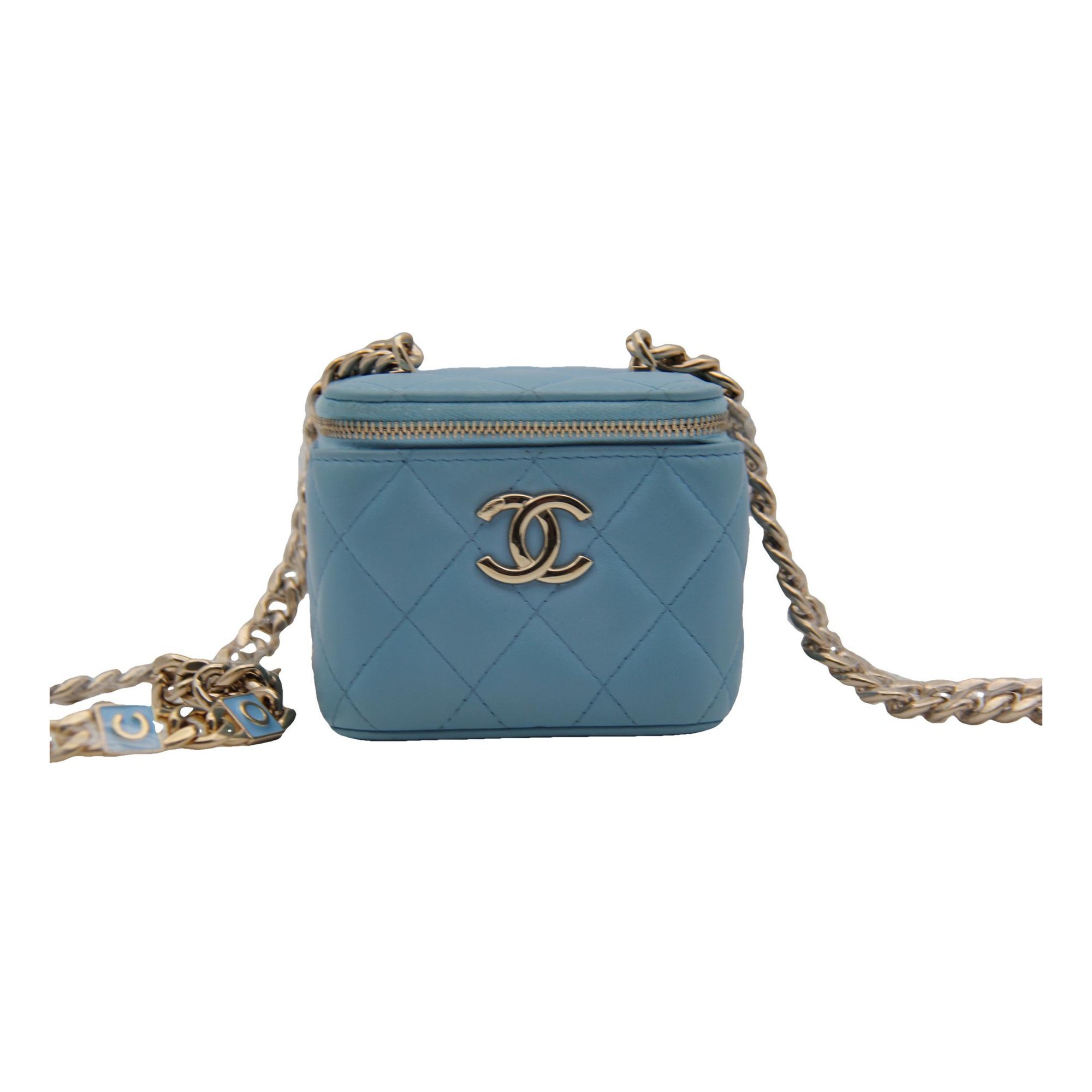 Trendy CC Vanity leather handbag