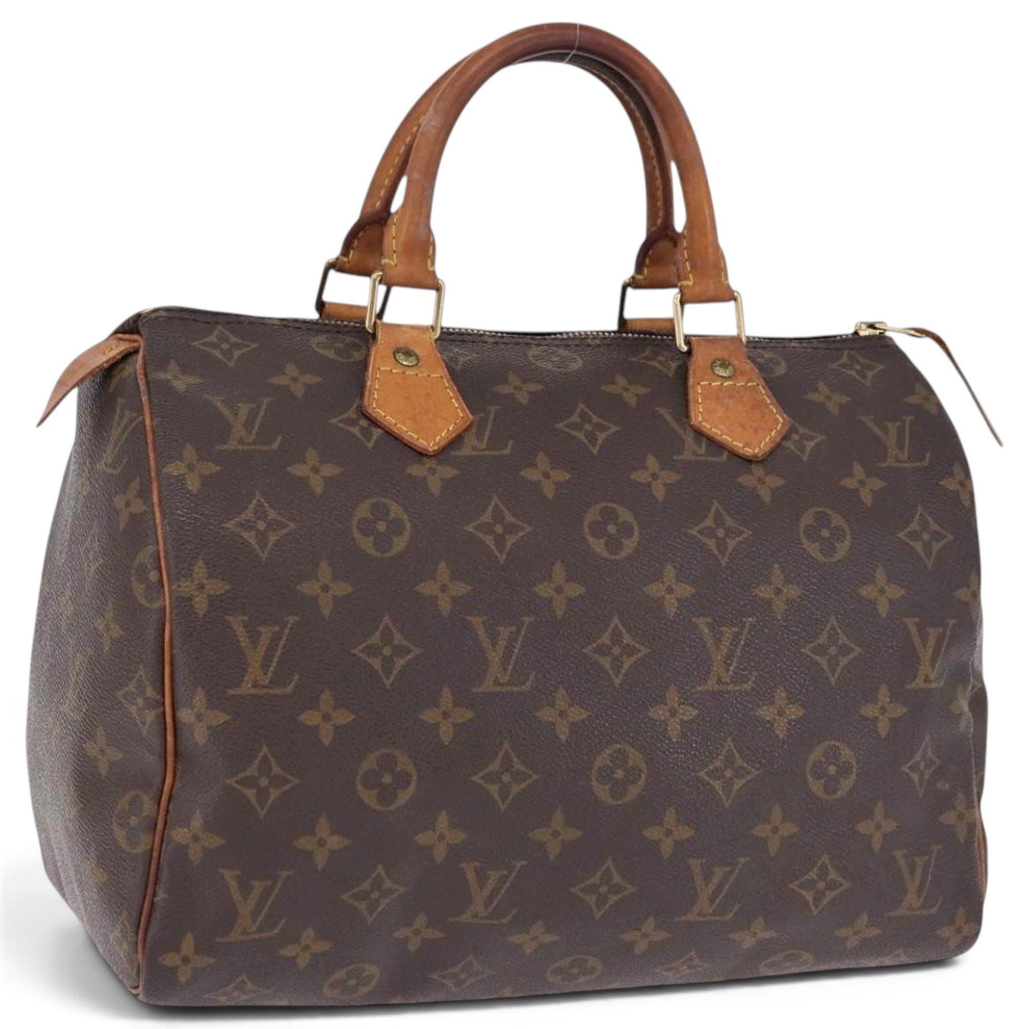 Speedy leather bowling bag