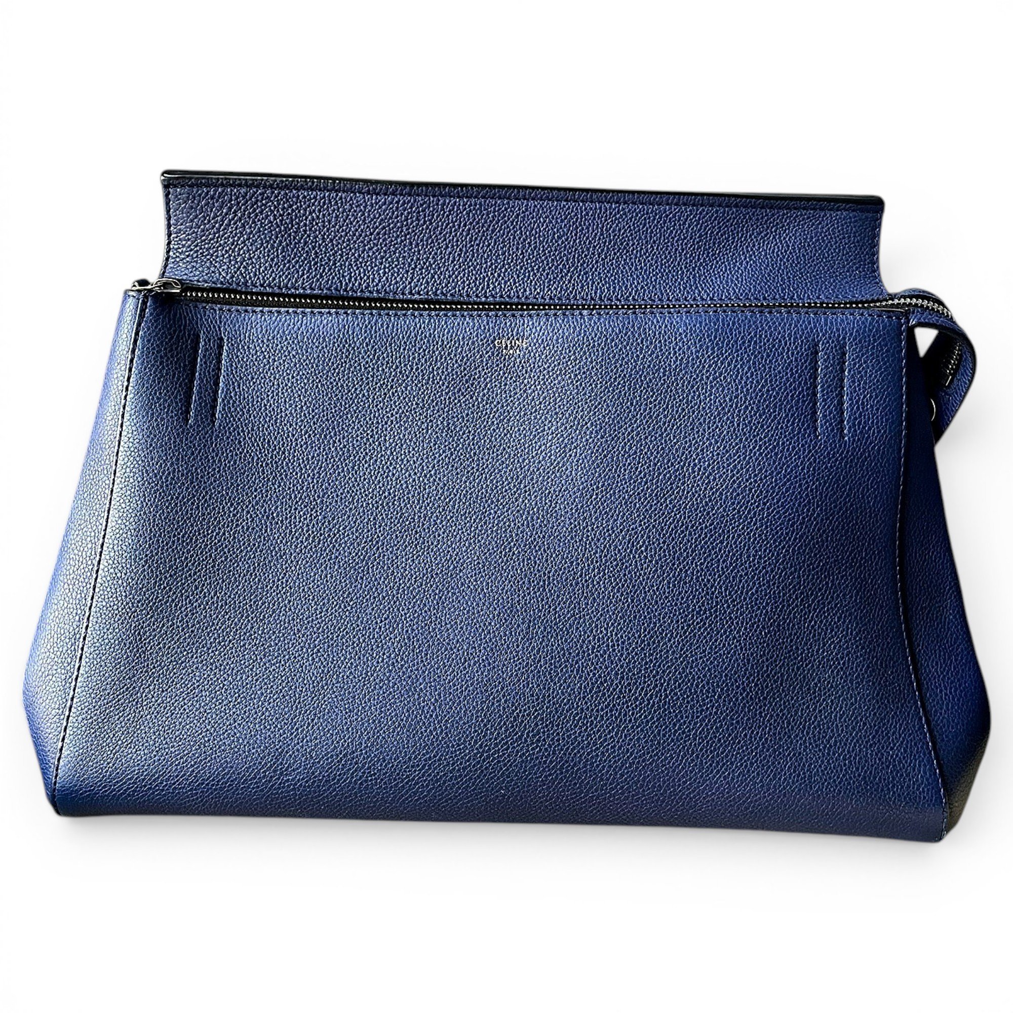 Edge leather handbag