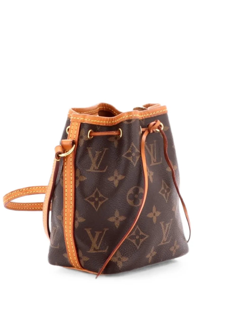 Noe Handbag Monogram Canvas Nano bucket bag