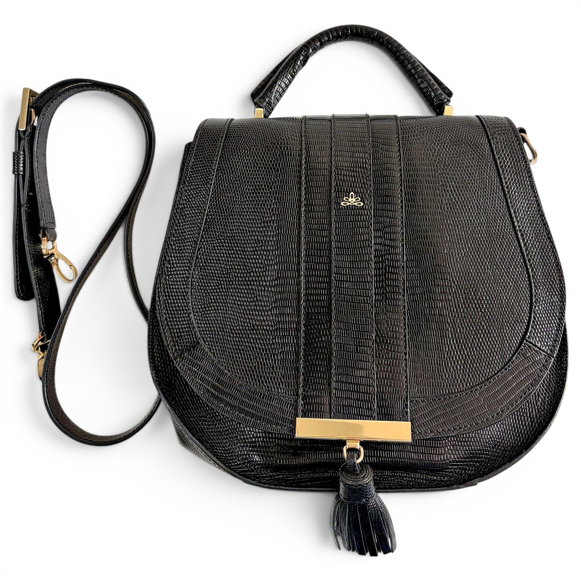 Leather crossbody bag