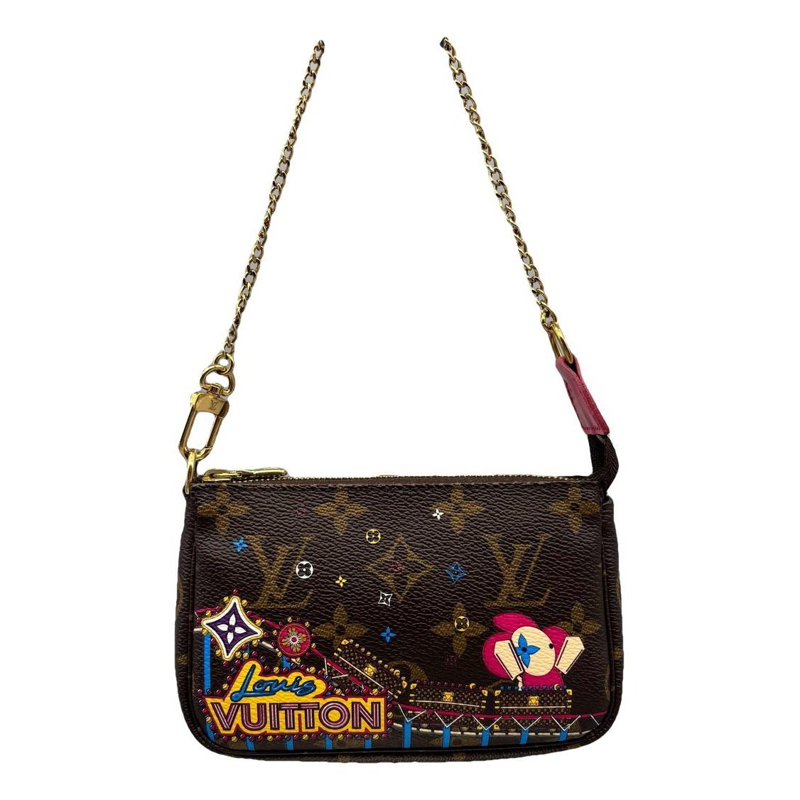 Pochette Accessoire leather handbag