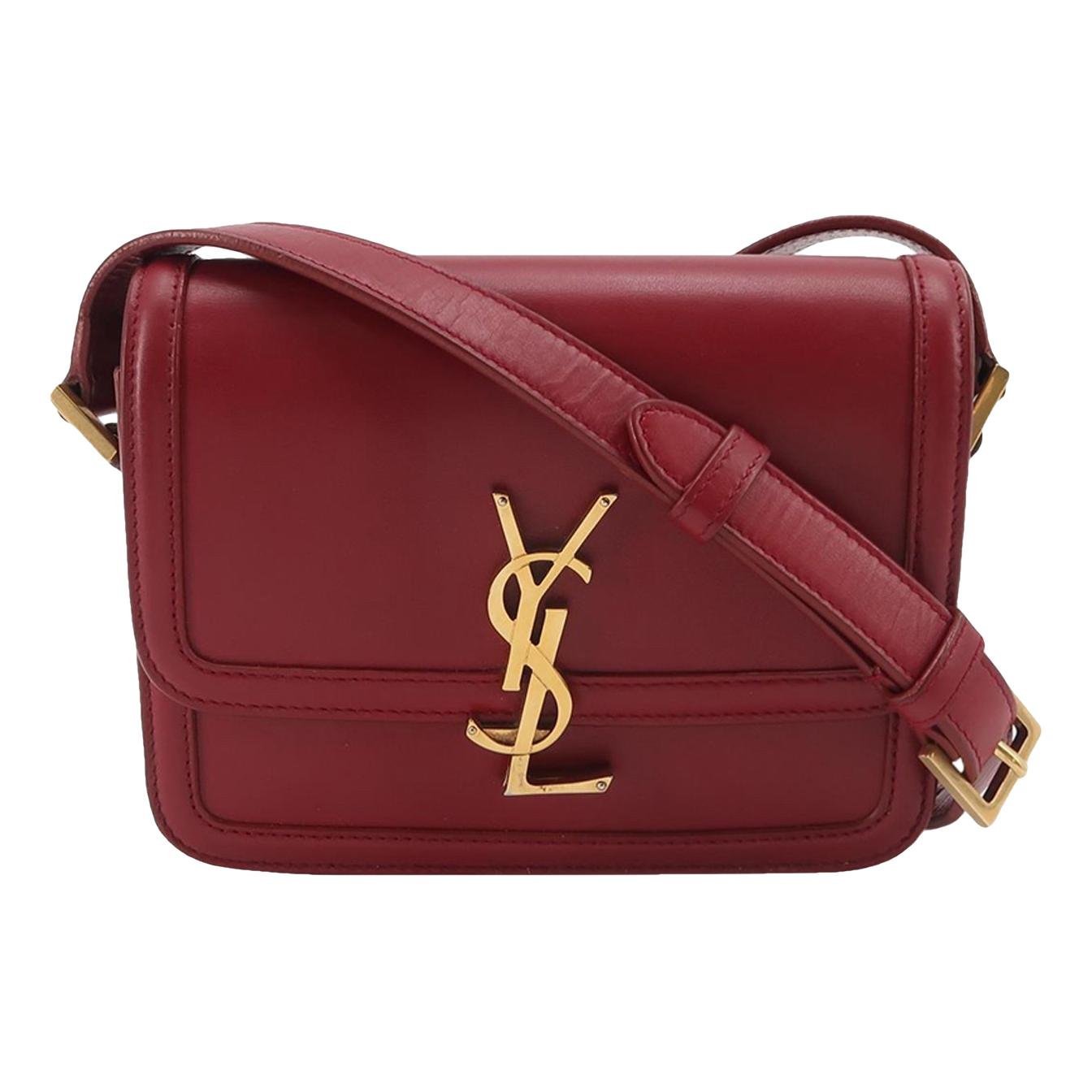 Solférino leather handbag
