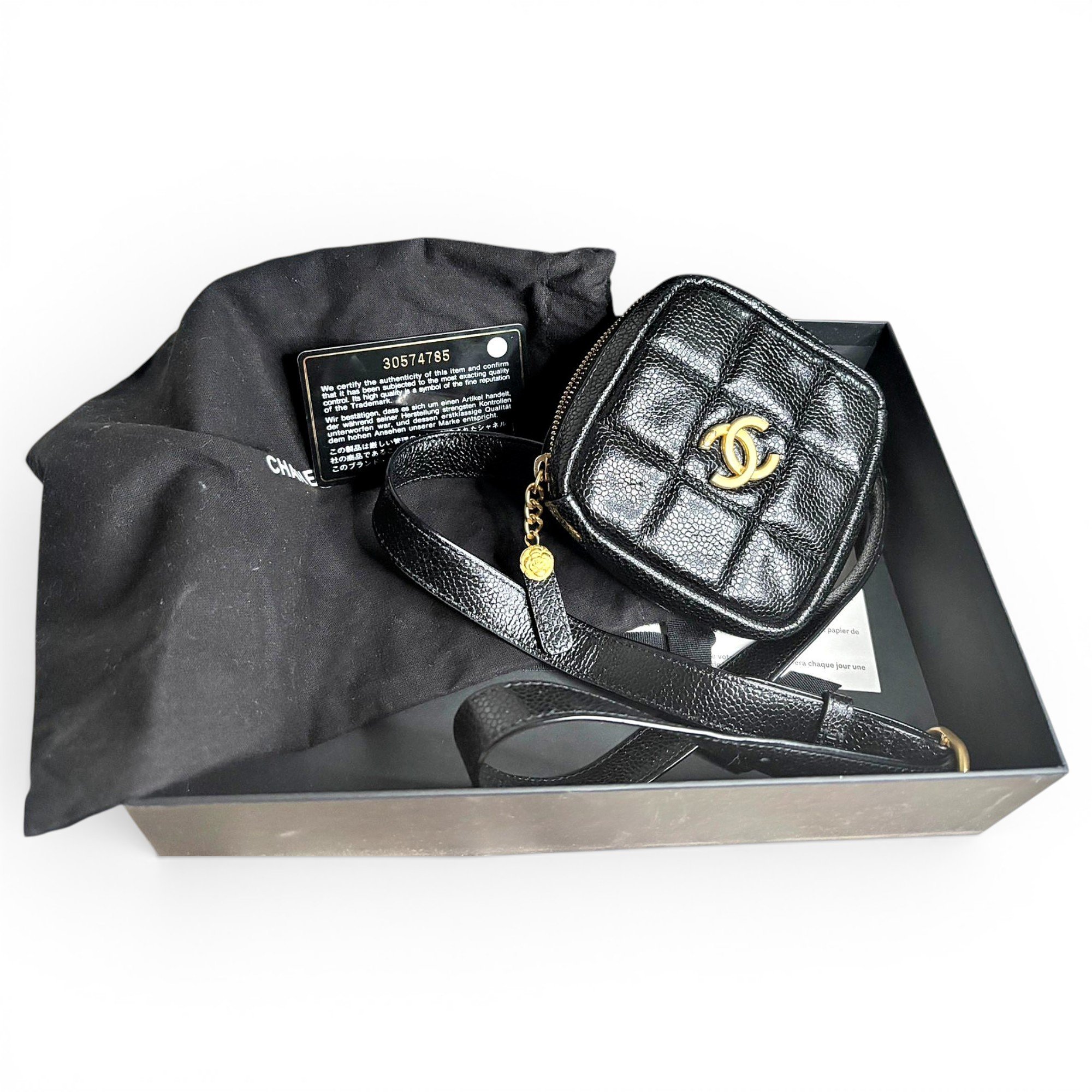 Vanity leather mini bag