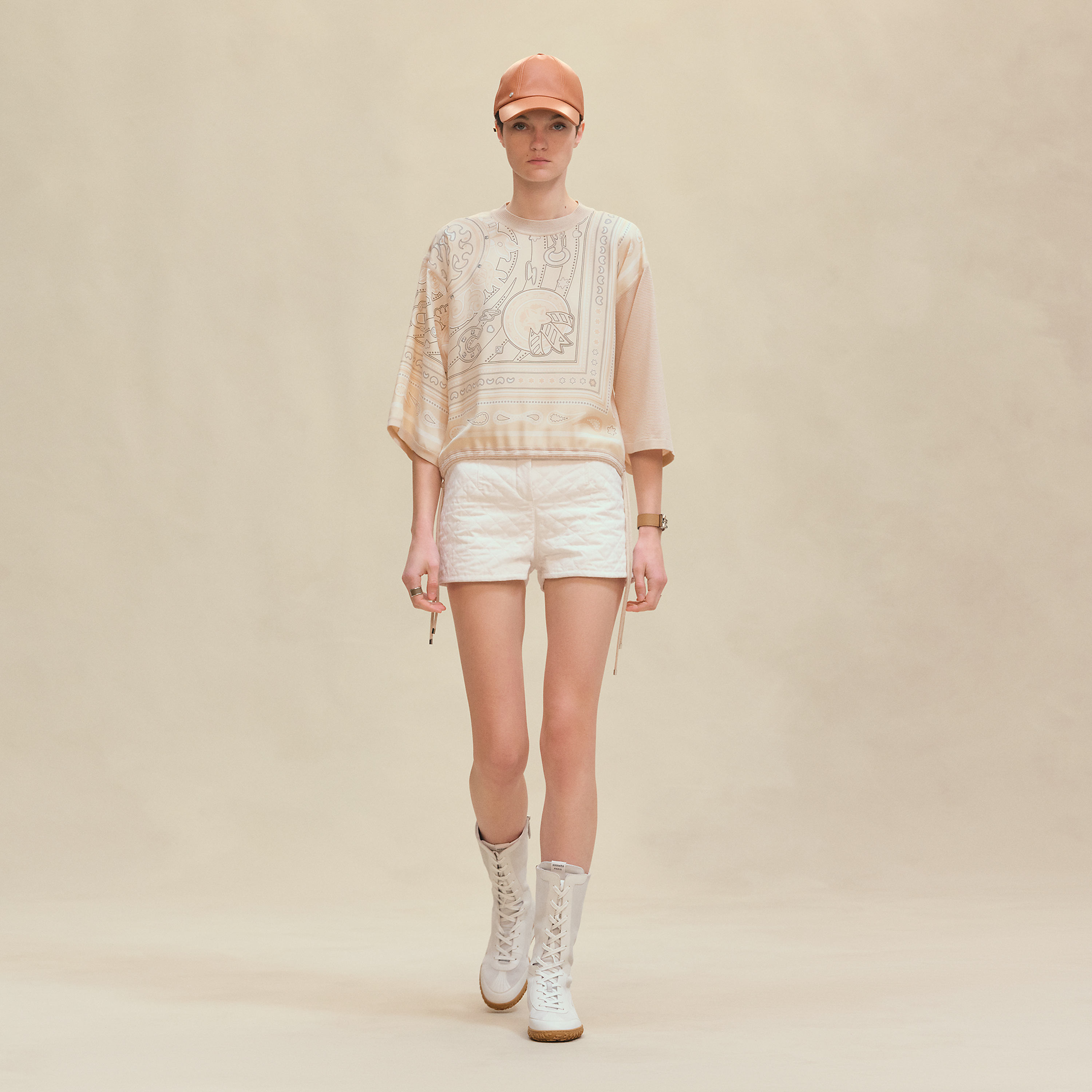 "Candy Libris" long-sleeve twillaine t-shirt sweater