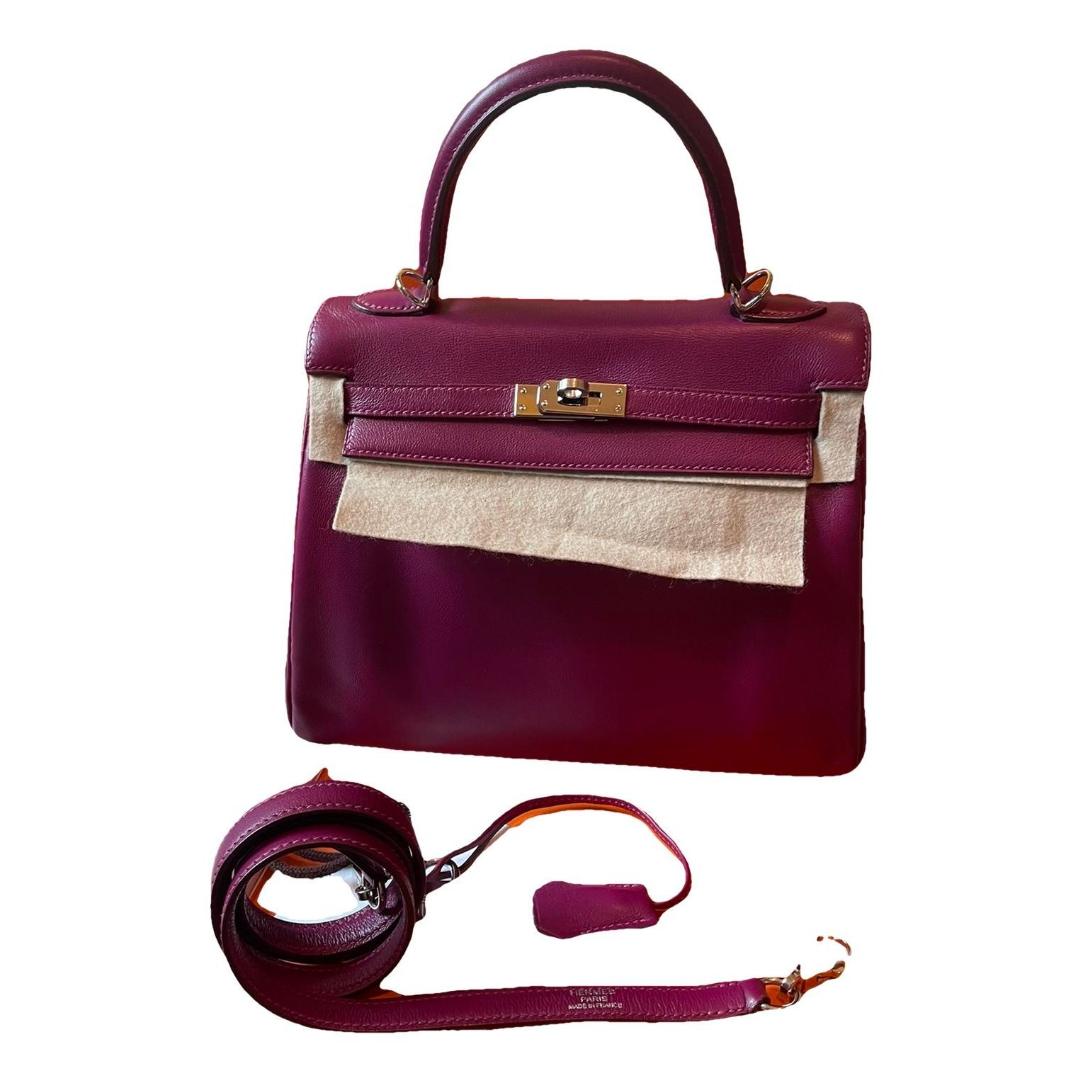 Kelly 25 leather handbag