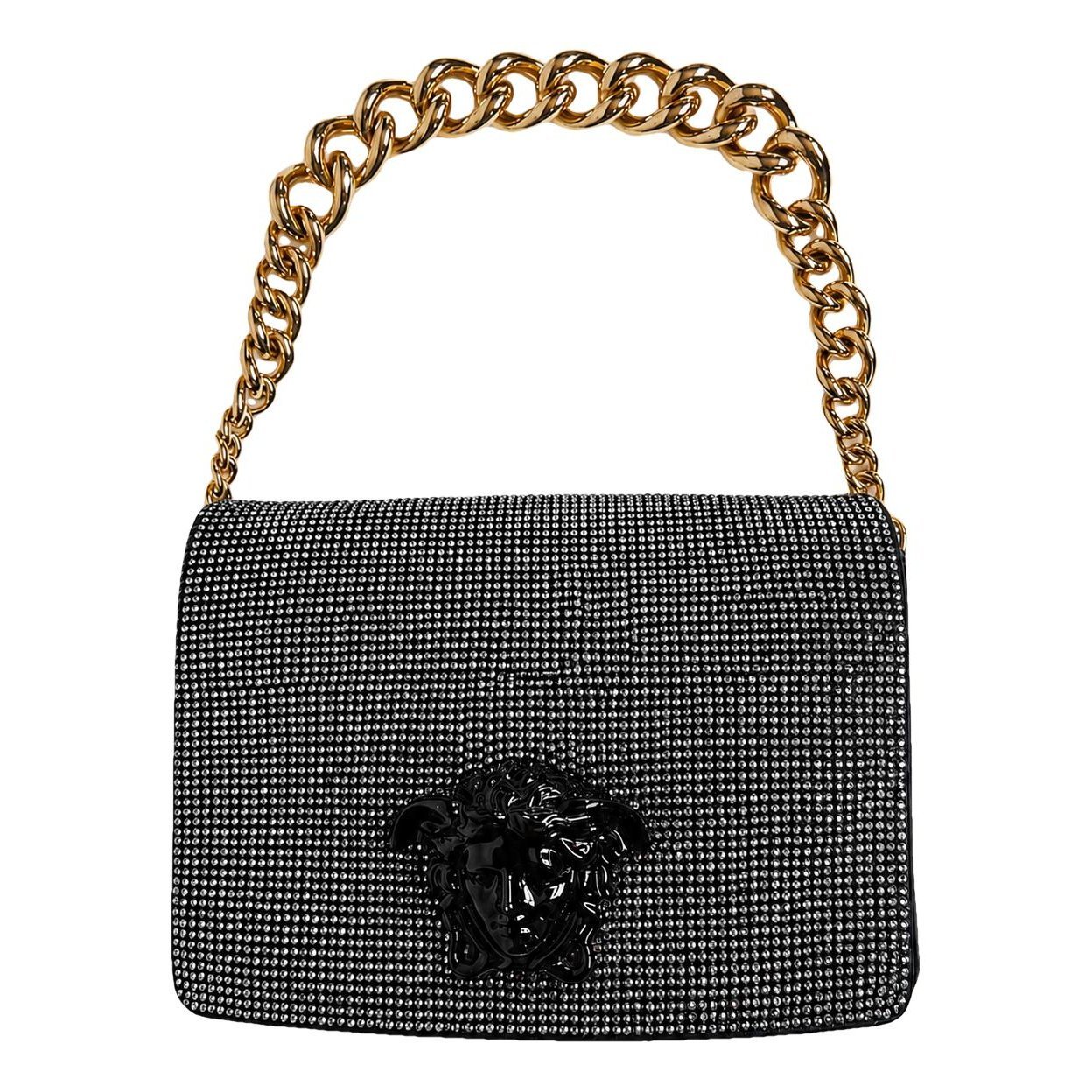 Versace La Medusa glitter handbag