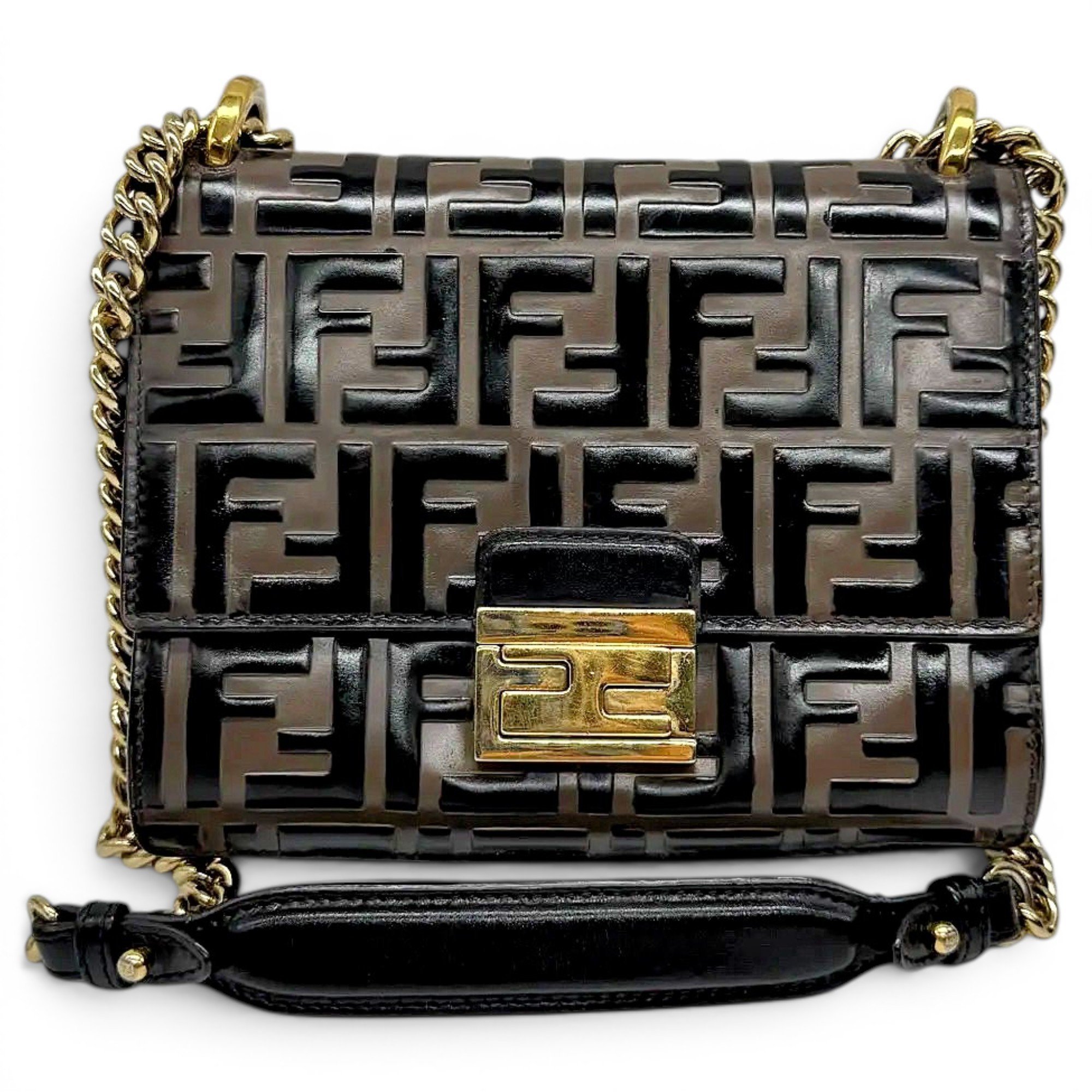 Kan U leather crossbody bag