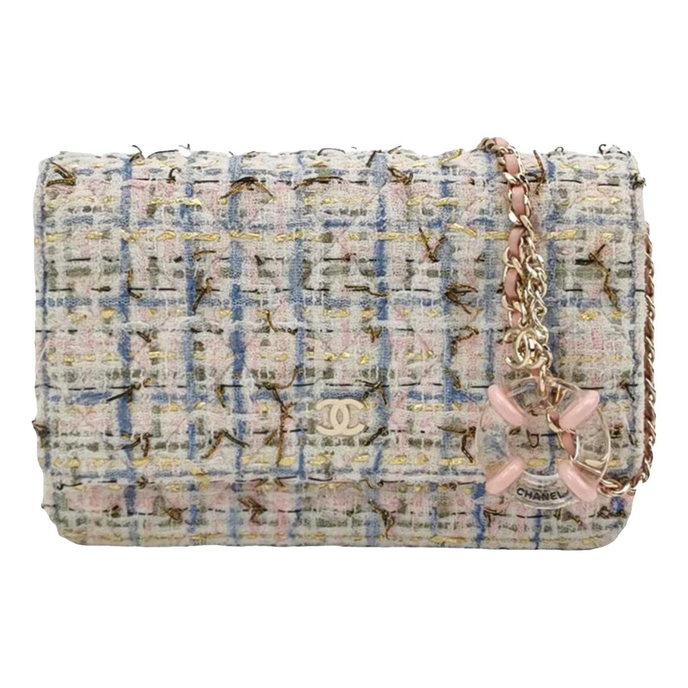 Wallet On Chain cloth crossbody bag