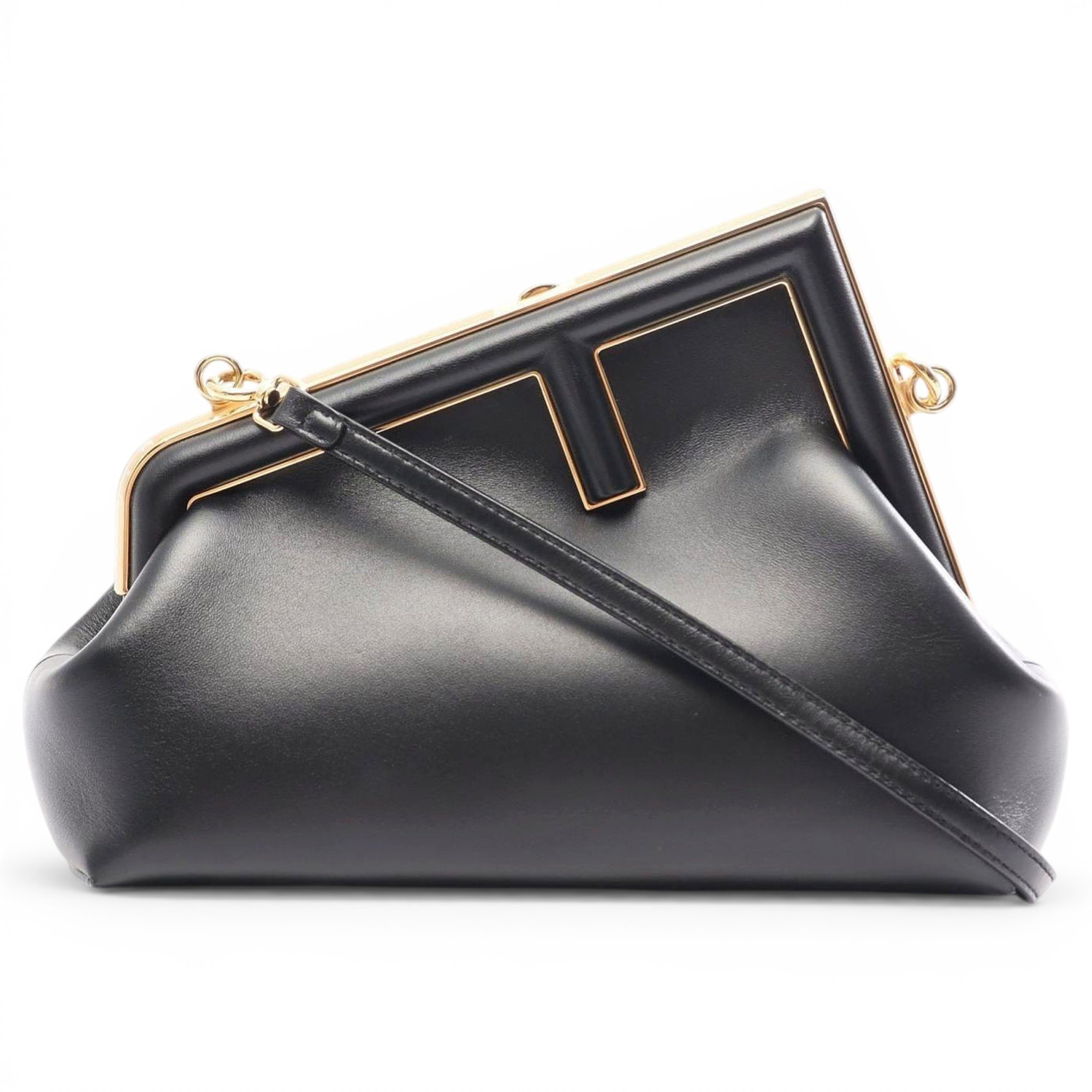 First leather handbag