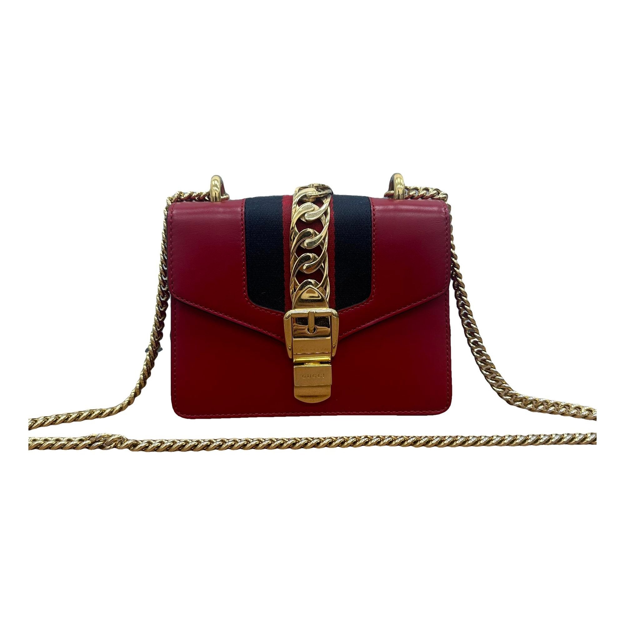 Sylvie Flap Chain leather handbag