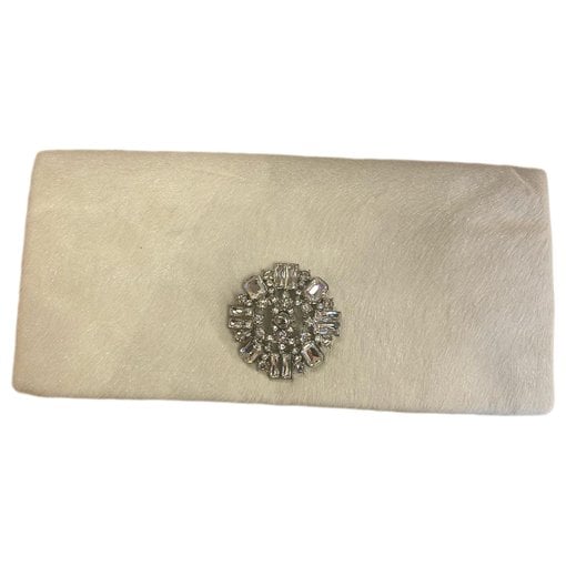 Pony-style calfskin clutch bag