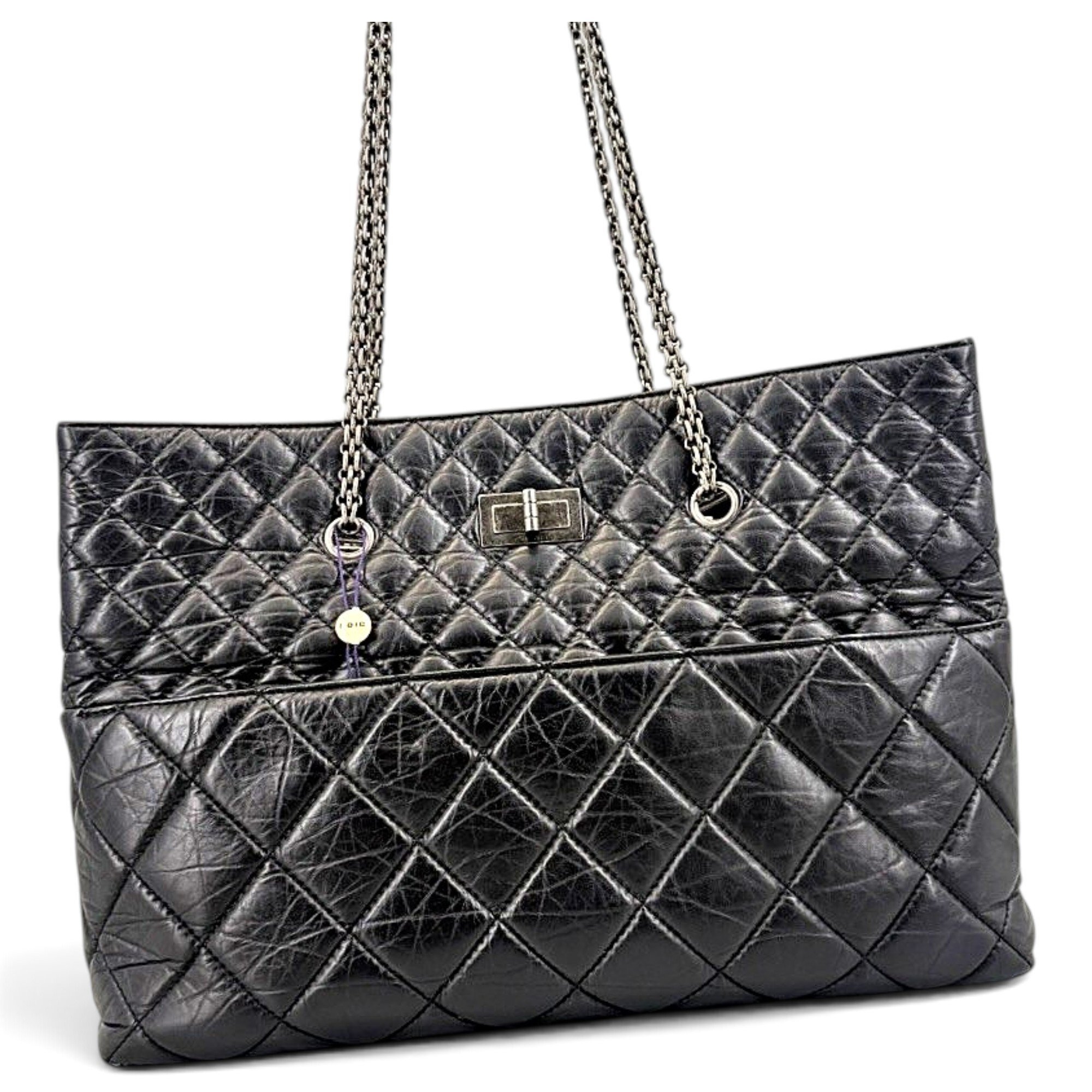 Leather tote