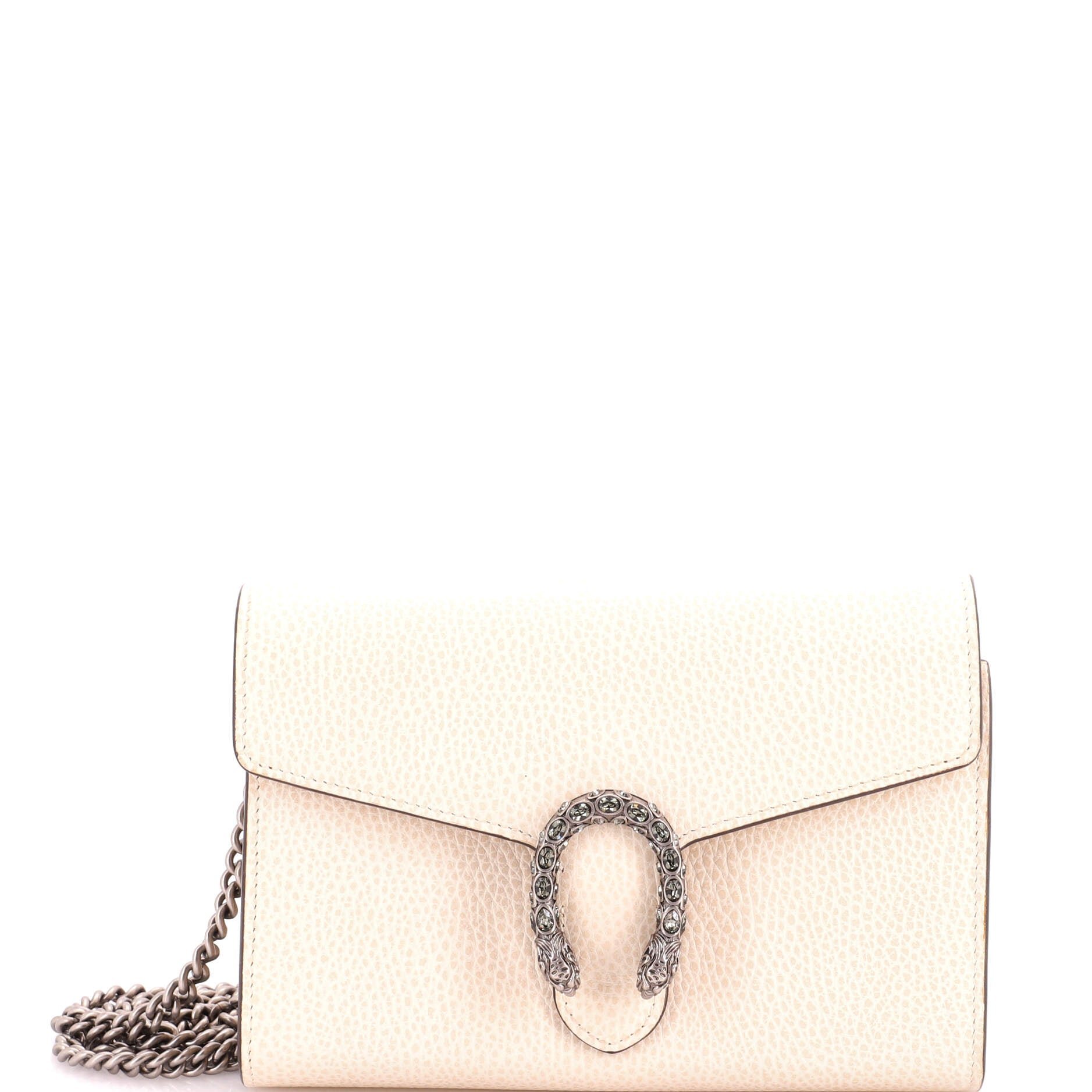 Dionysus Chain Wallet Leather with Embellished Detail Small