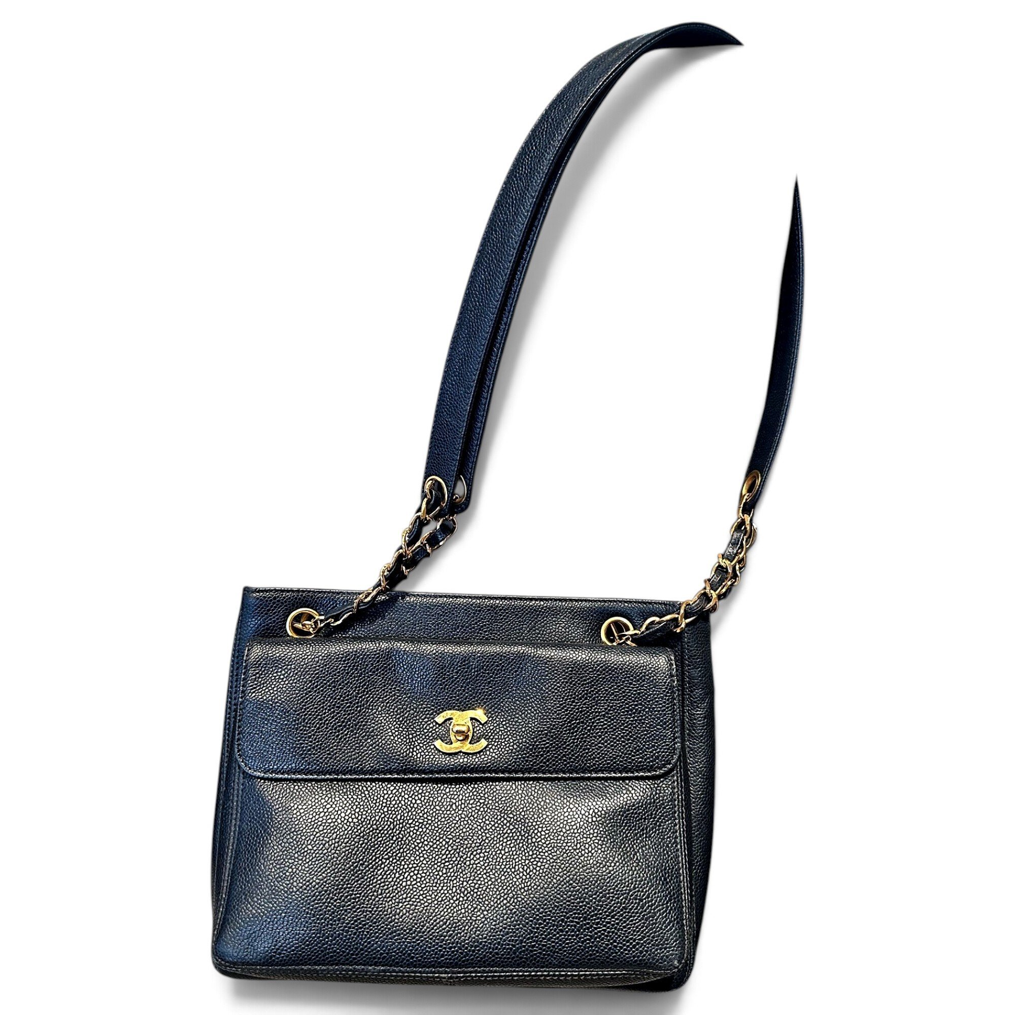 Grand shopping leather handbag