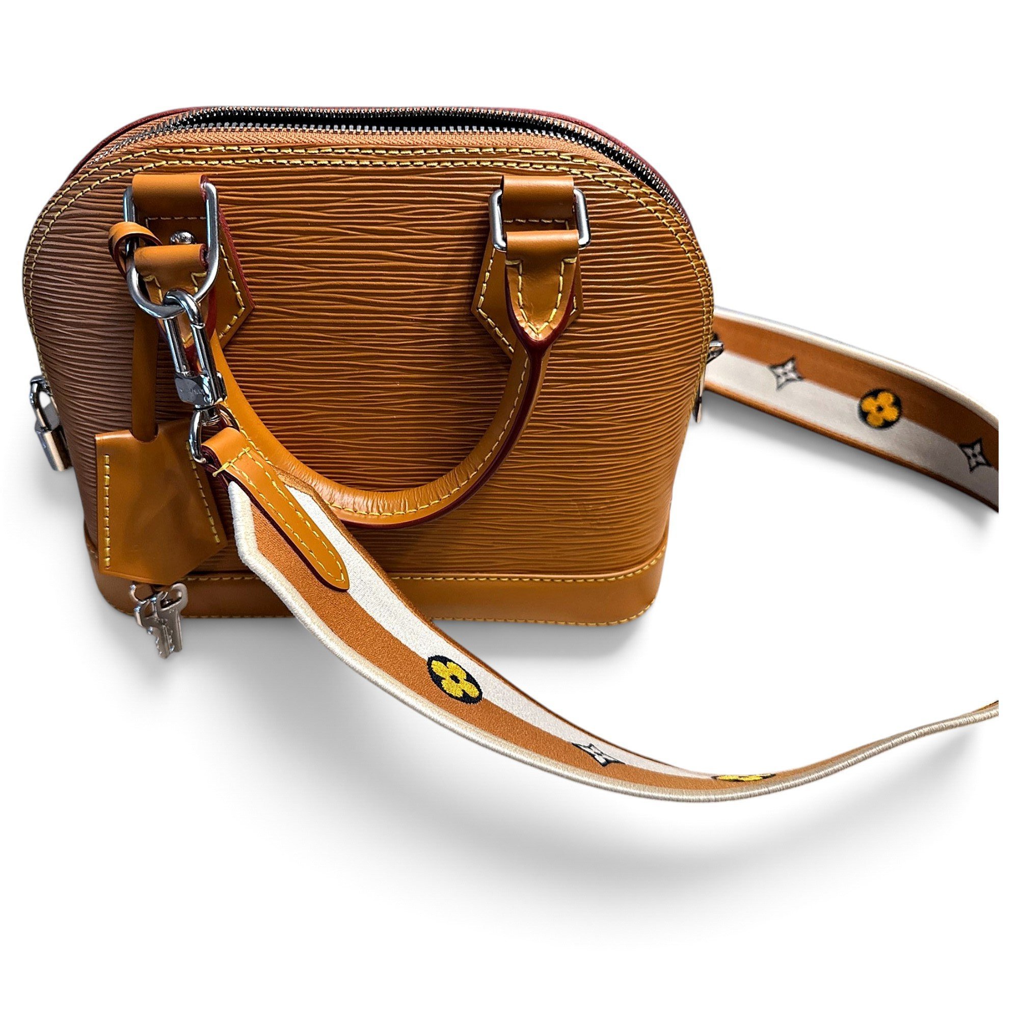 Alma leather handbag