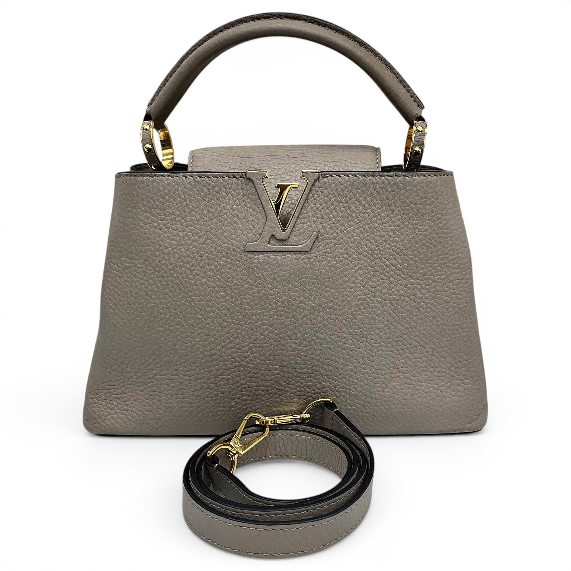 Capucines leather handbag