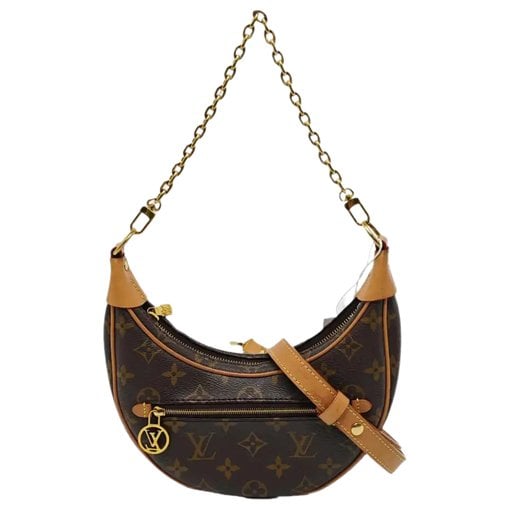 Loop leather crossbody bag