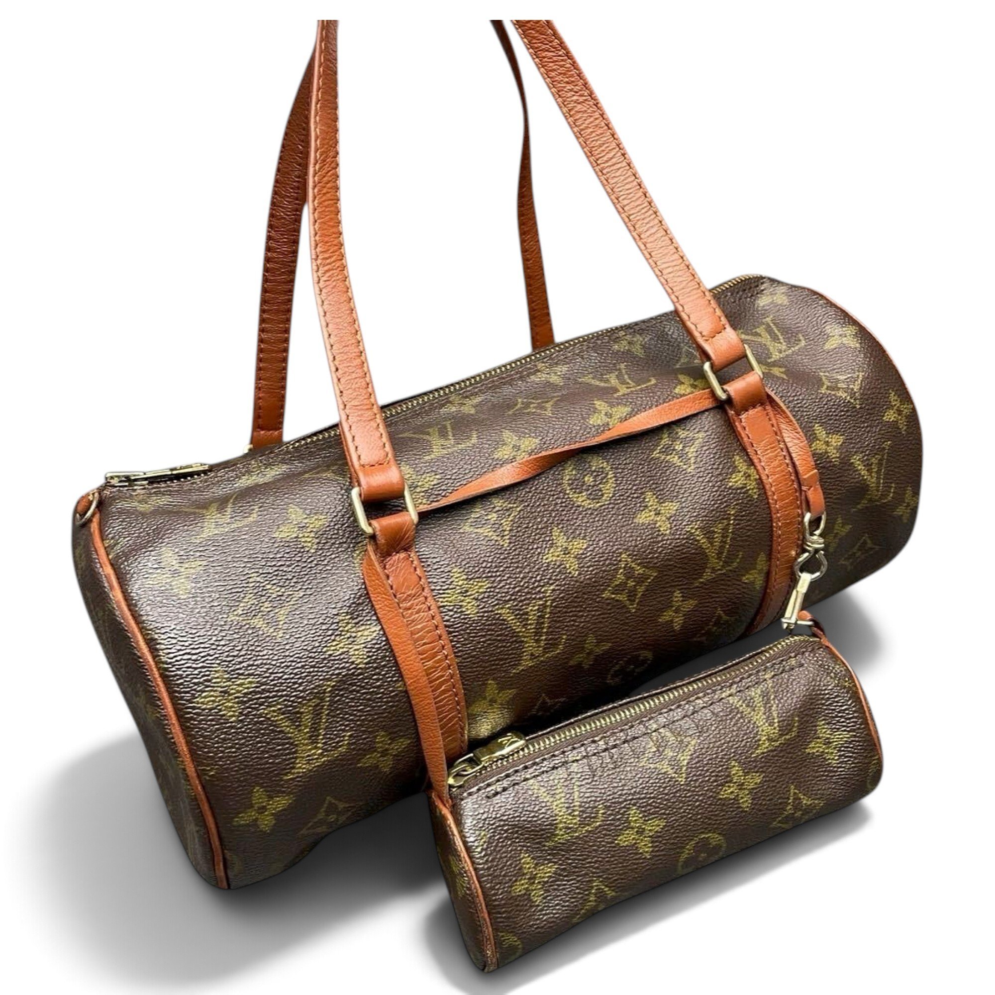 Papillon leather handbag