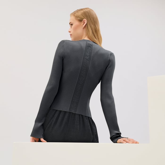 Bleu Noir Buttoned Cardigan