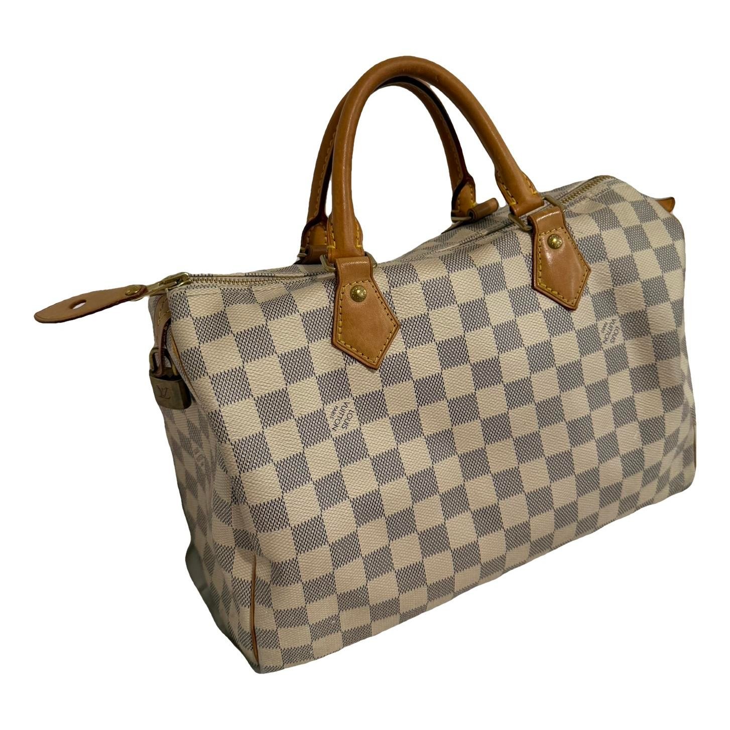 Speedy leather handbag