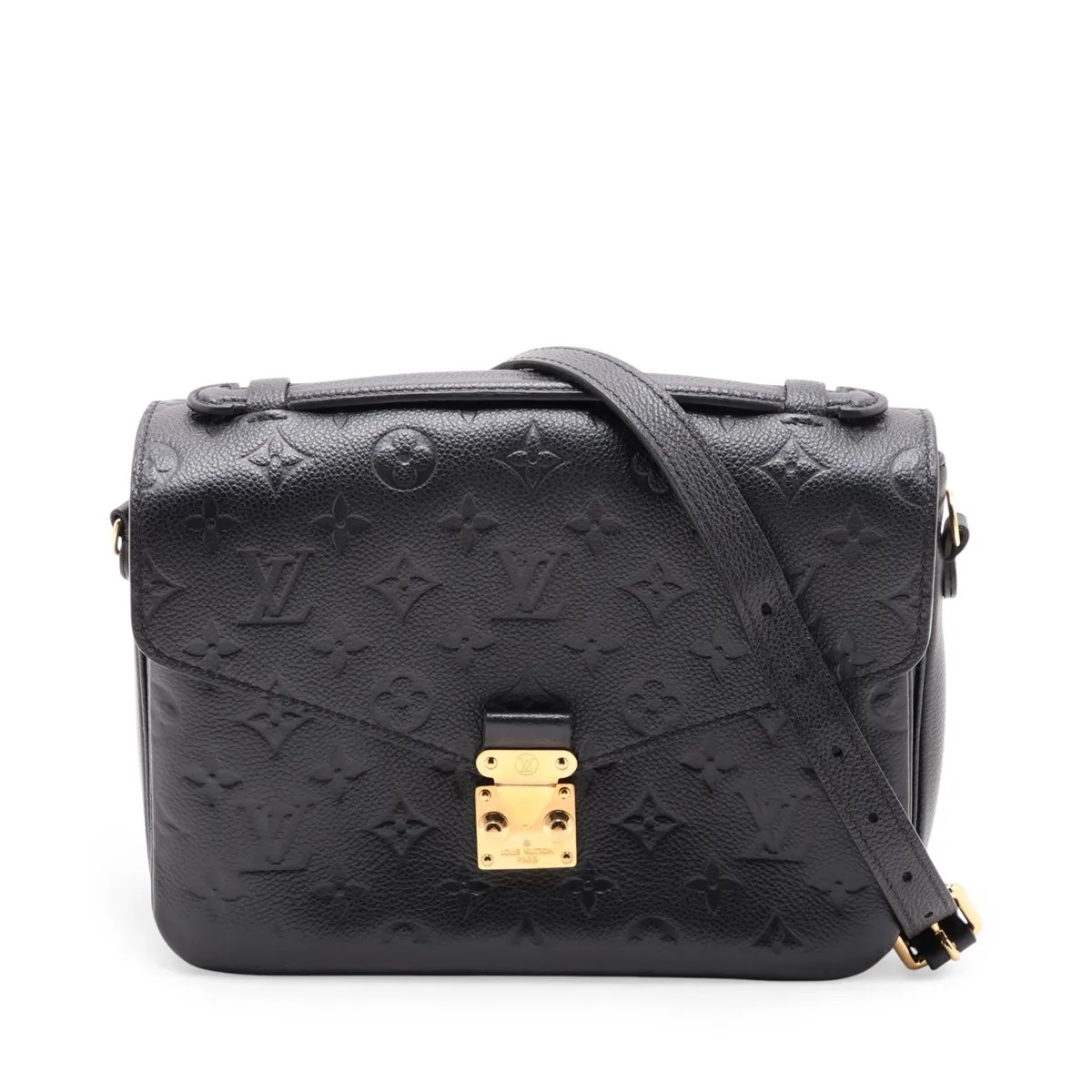 Louis Vuitton monogram empreinte Pochette Métis MM M41487 Black