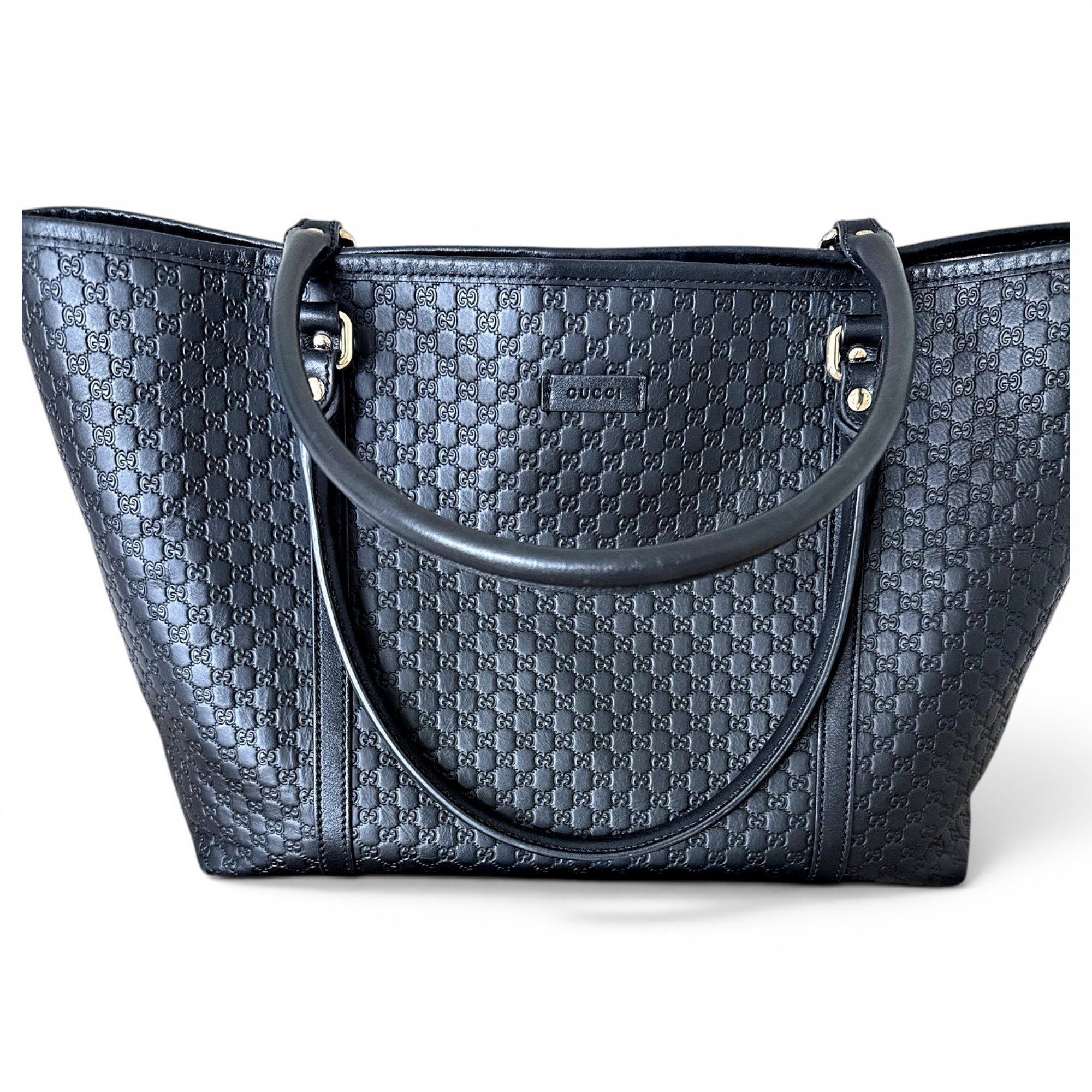 Leather tote