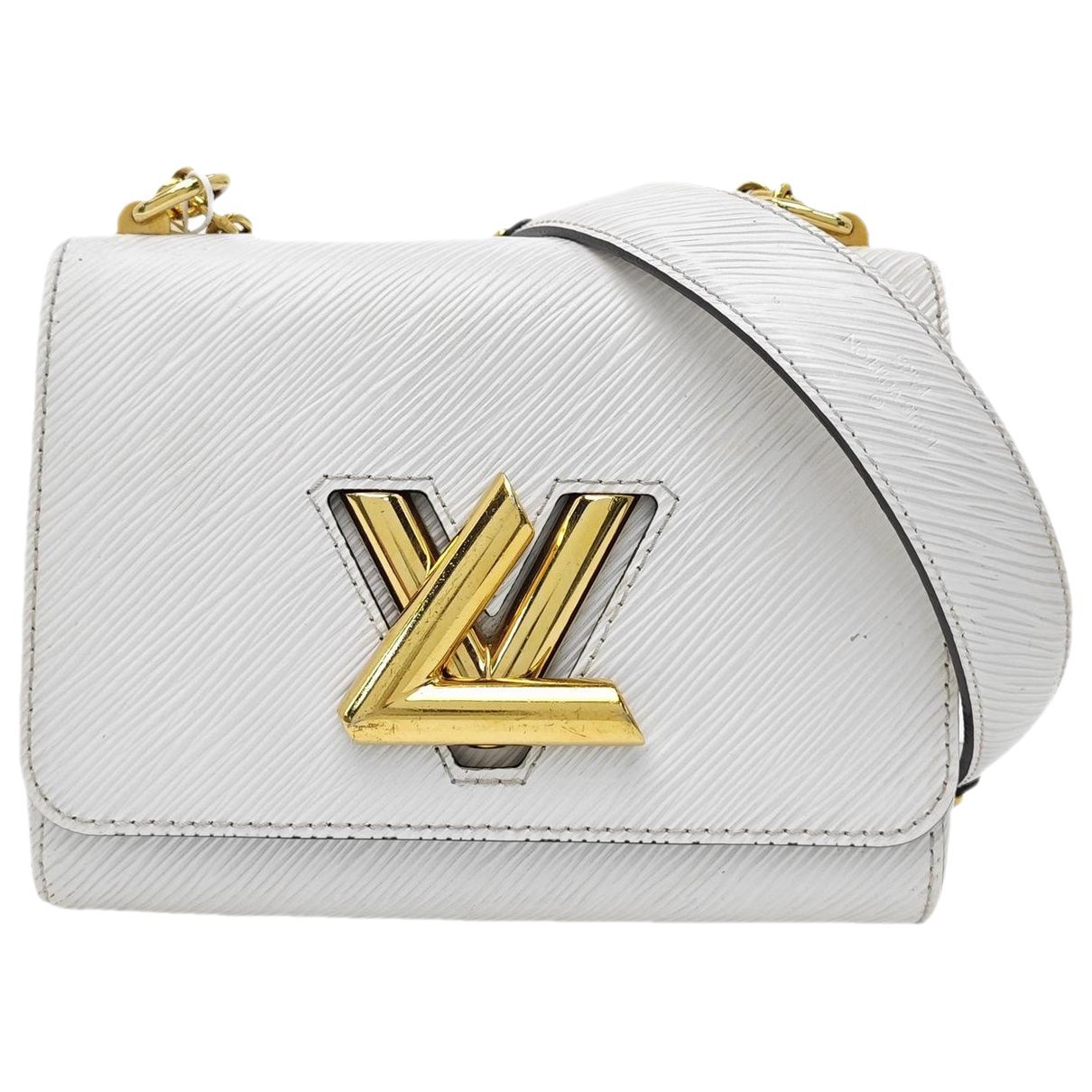Twist leather handbag