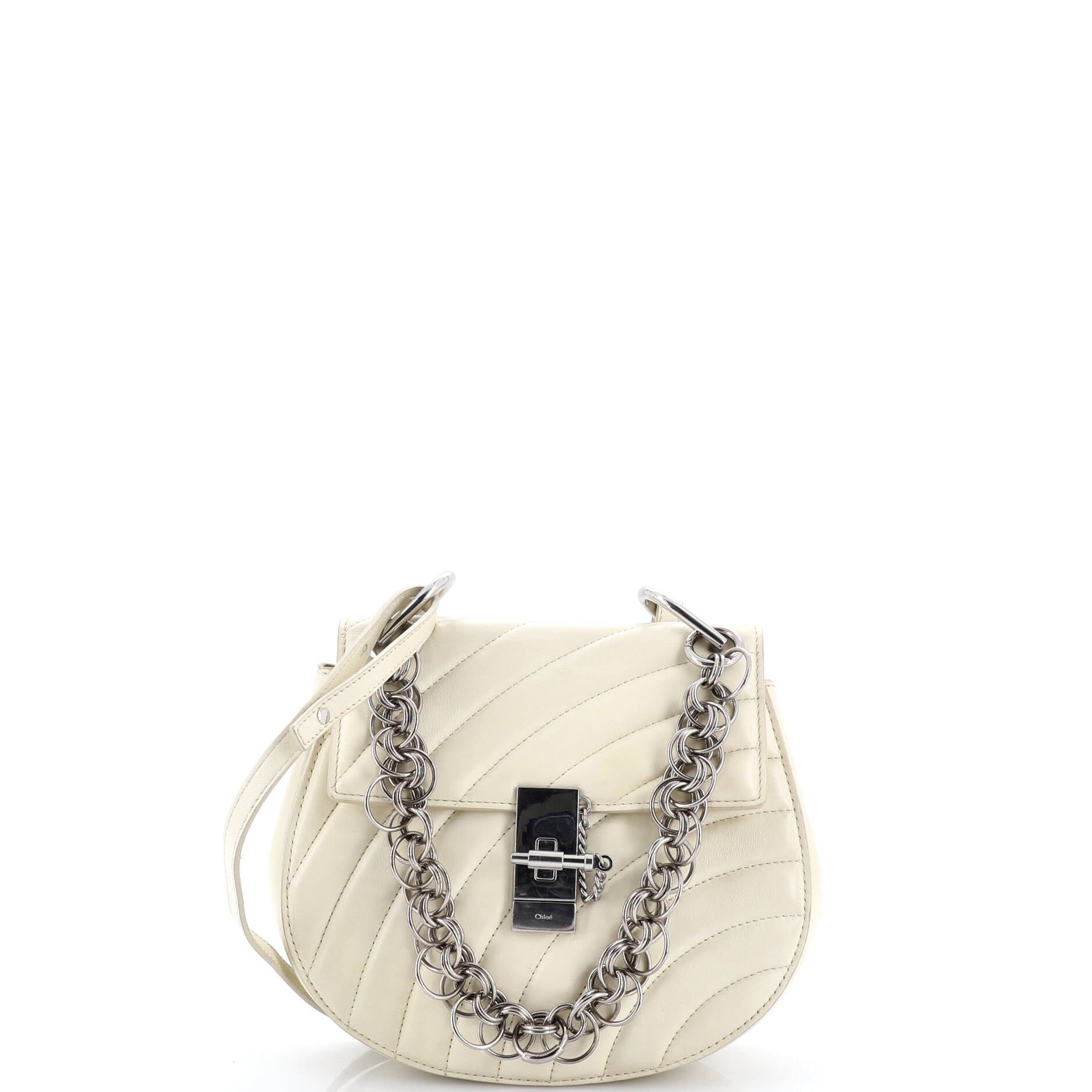 Chloe Drew Bijou Crossbody Bag Quilted Leather Small