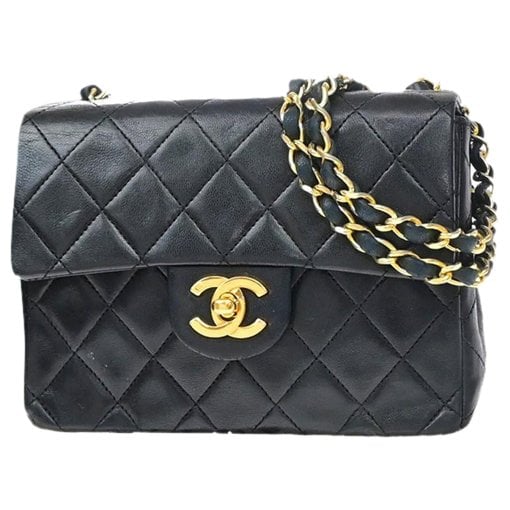Trendy CC Flap leather handbag