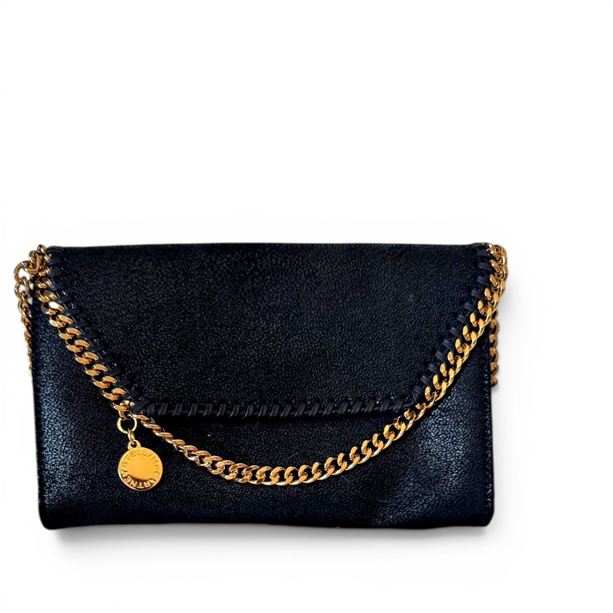 Stella McCartney Falabella vegan leather clutch bag